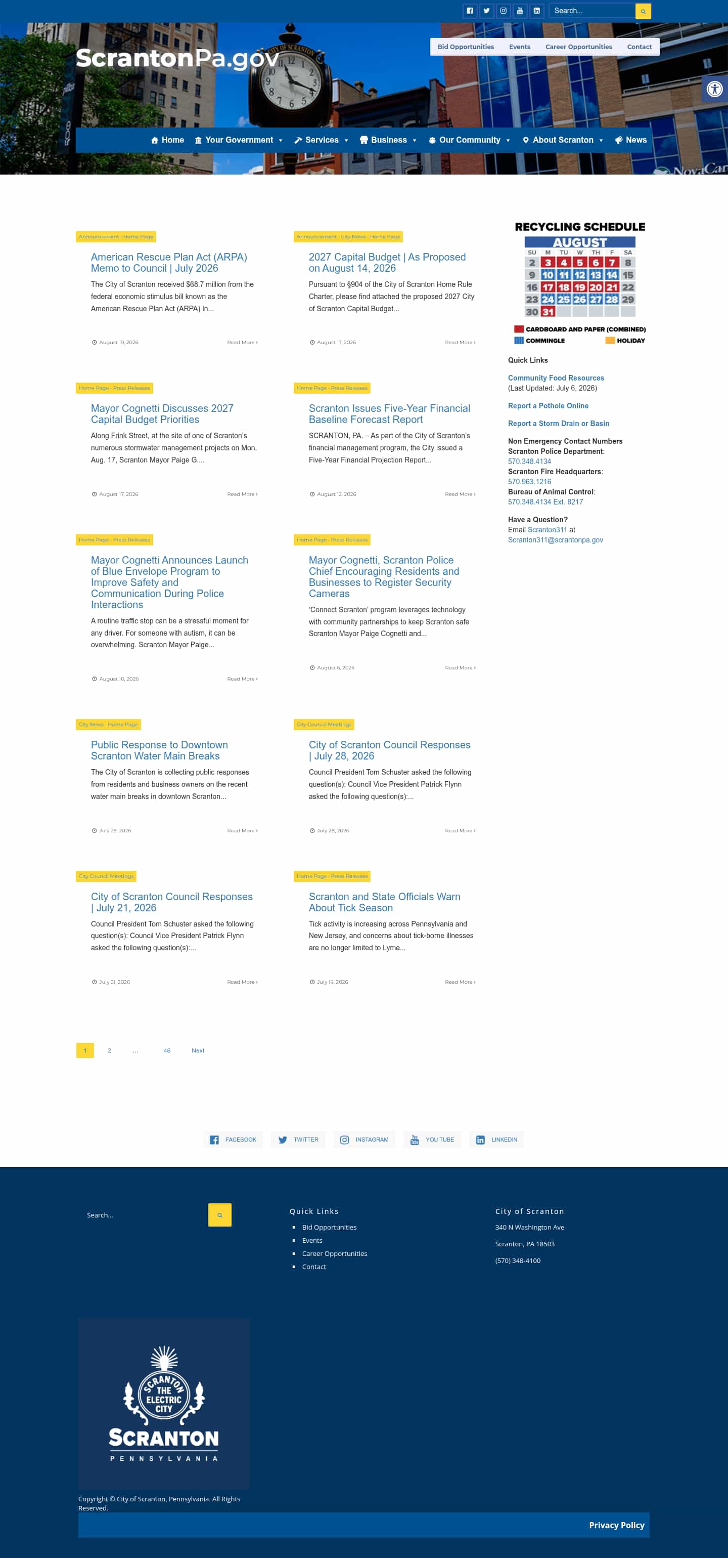 Latest website image capture