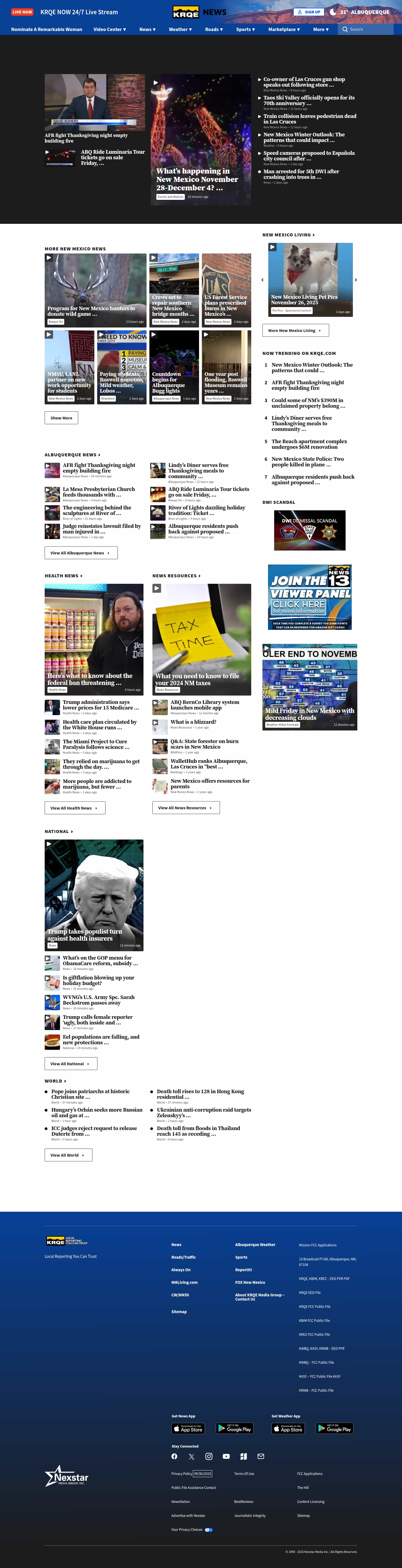 Latest website image capture