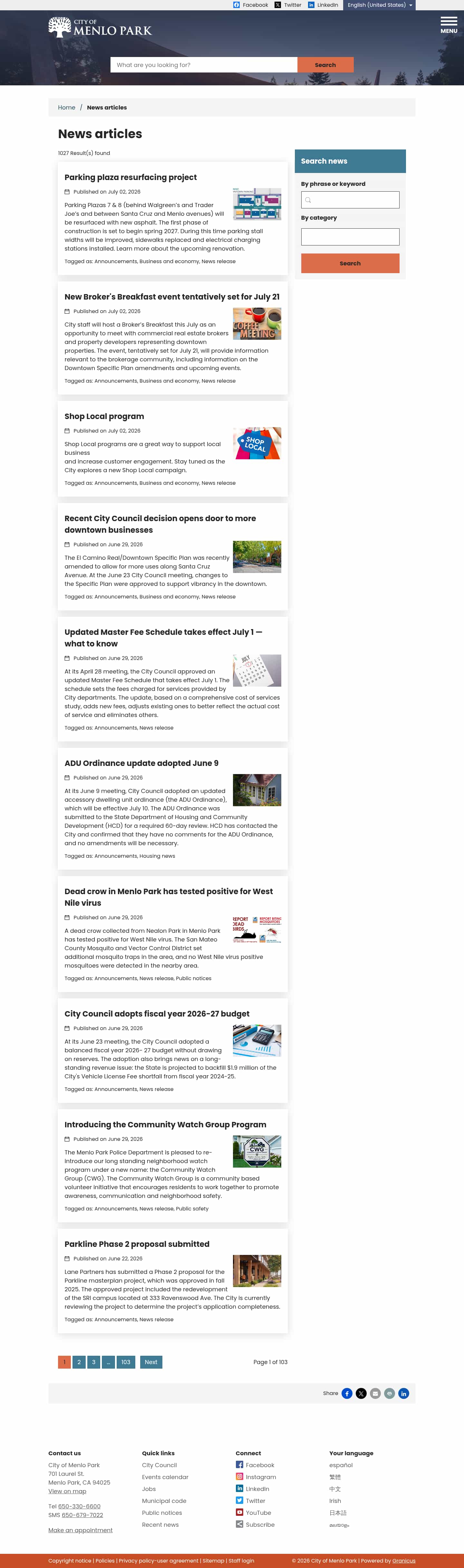 Latest website image capture