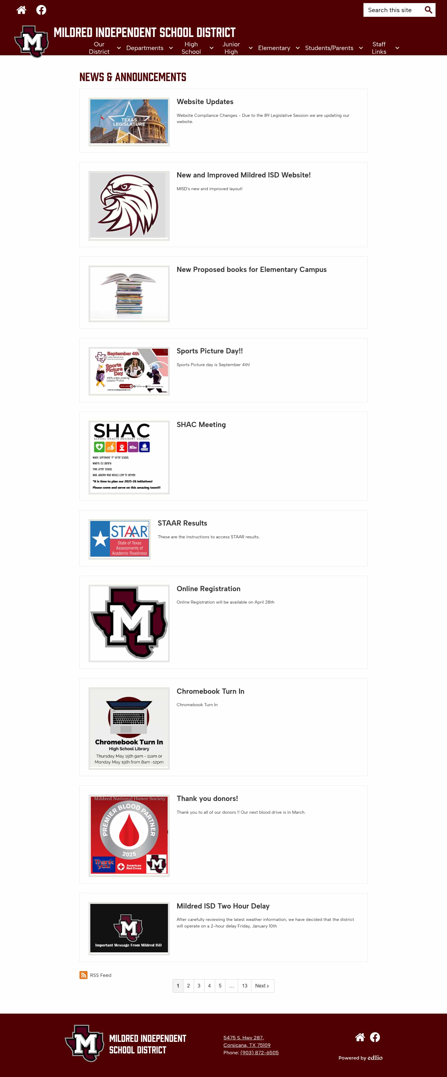 Latest website image capture