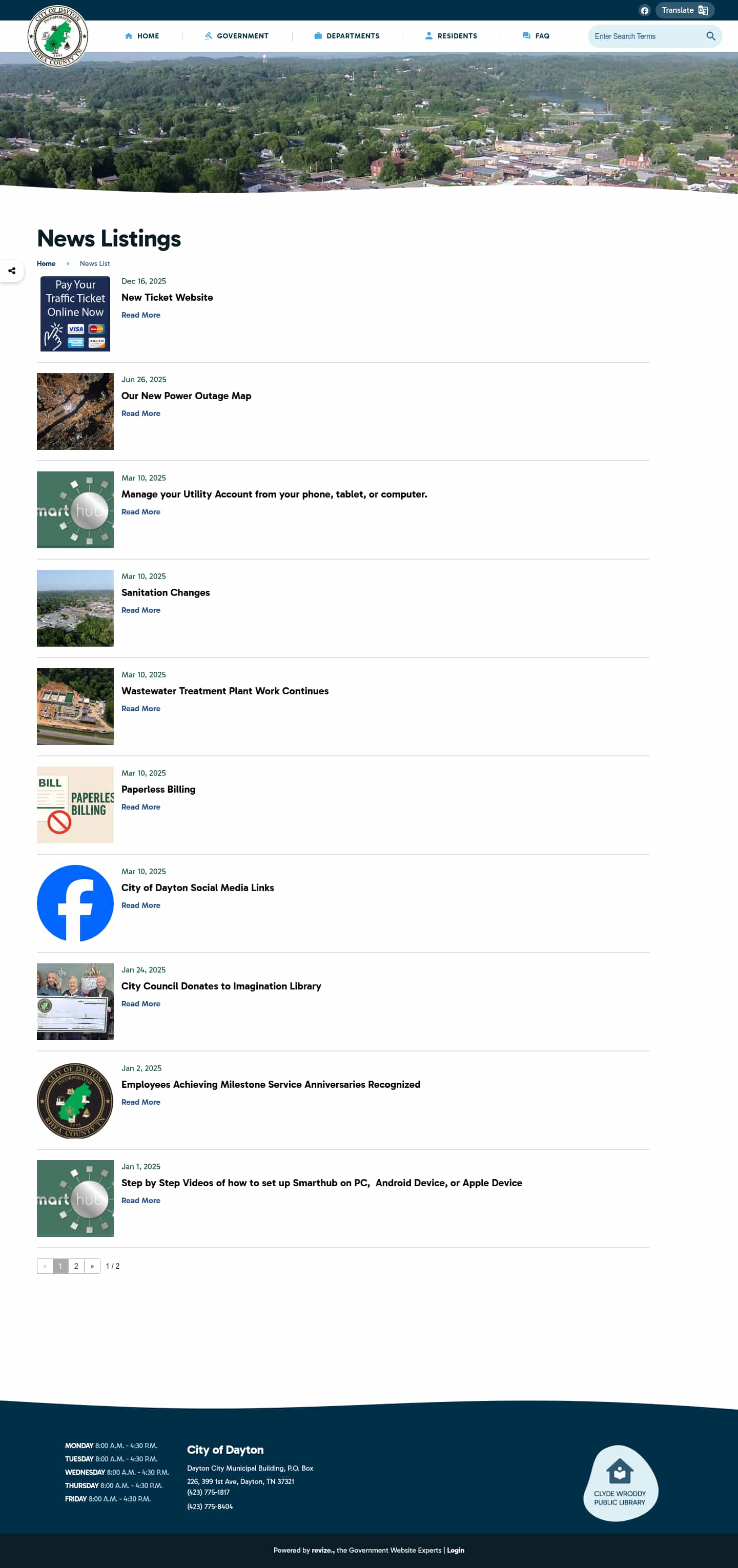 Latest website image capture