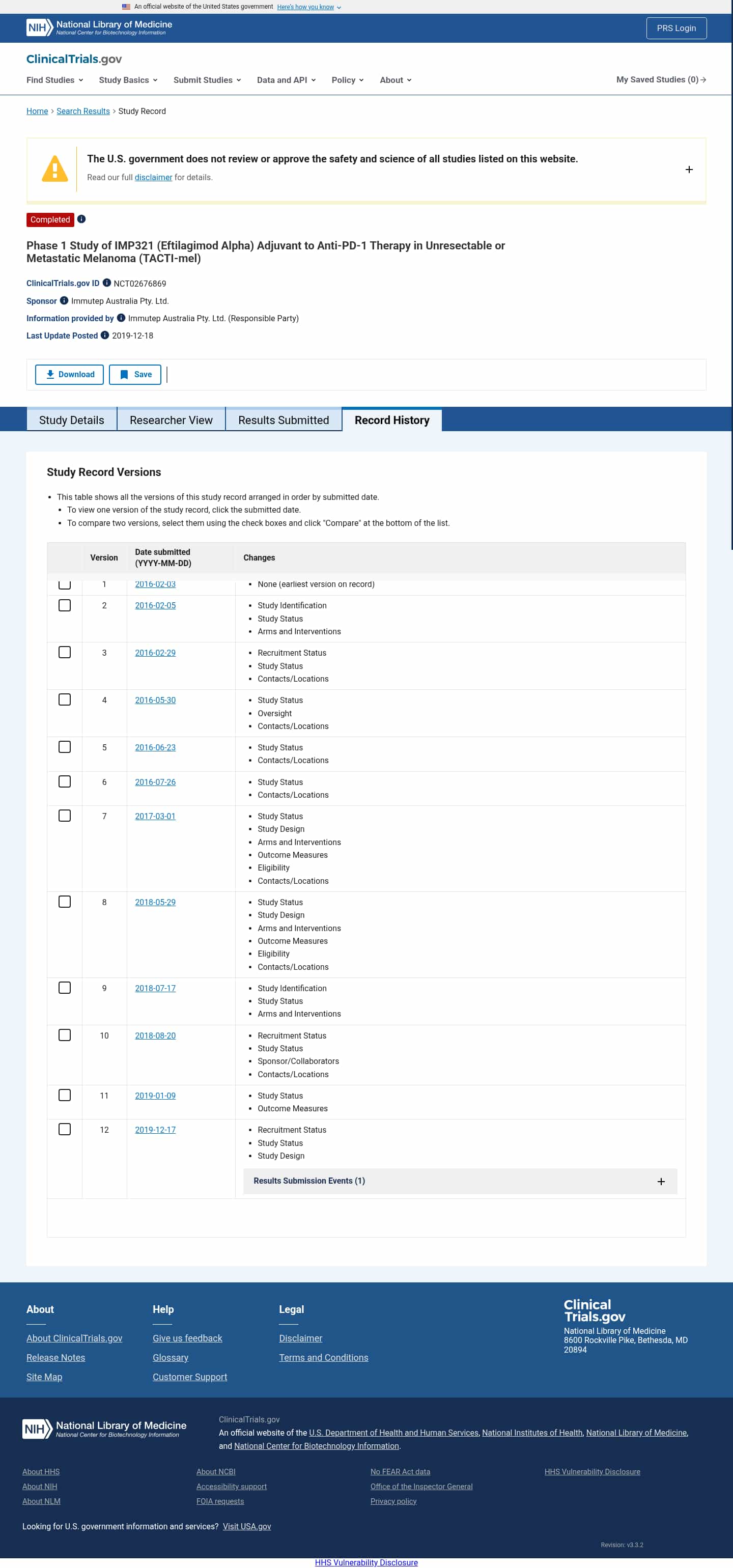 Latest website image capture