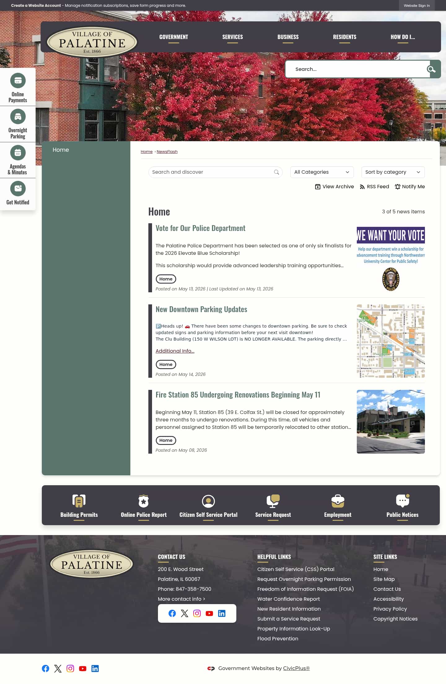 Latest website image capture