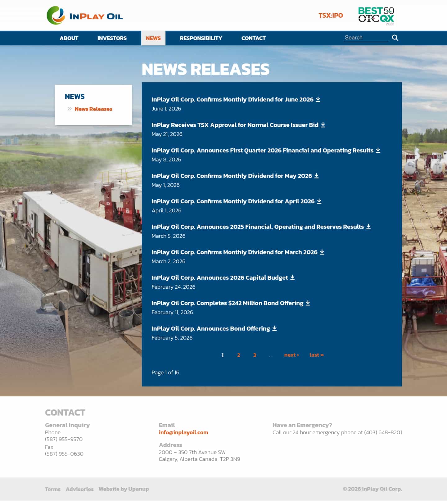 Latest website image capture