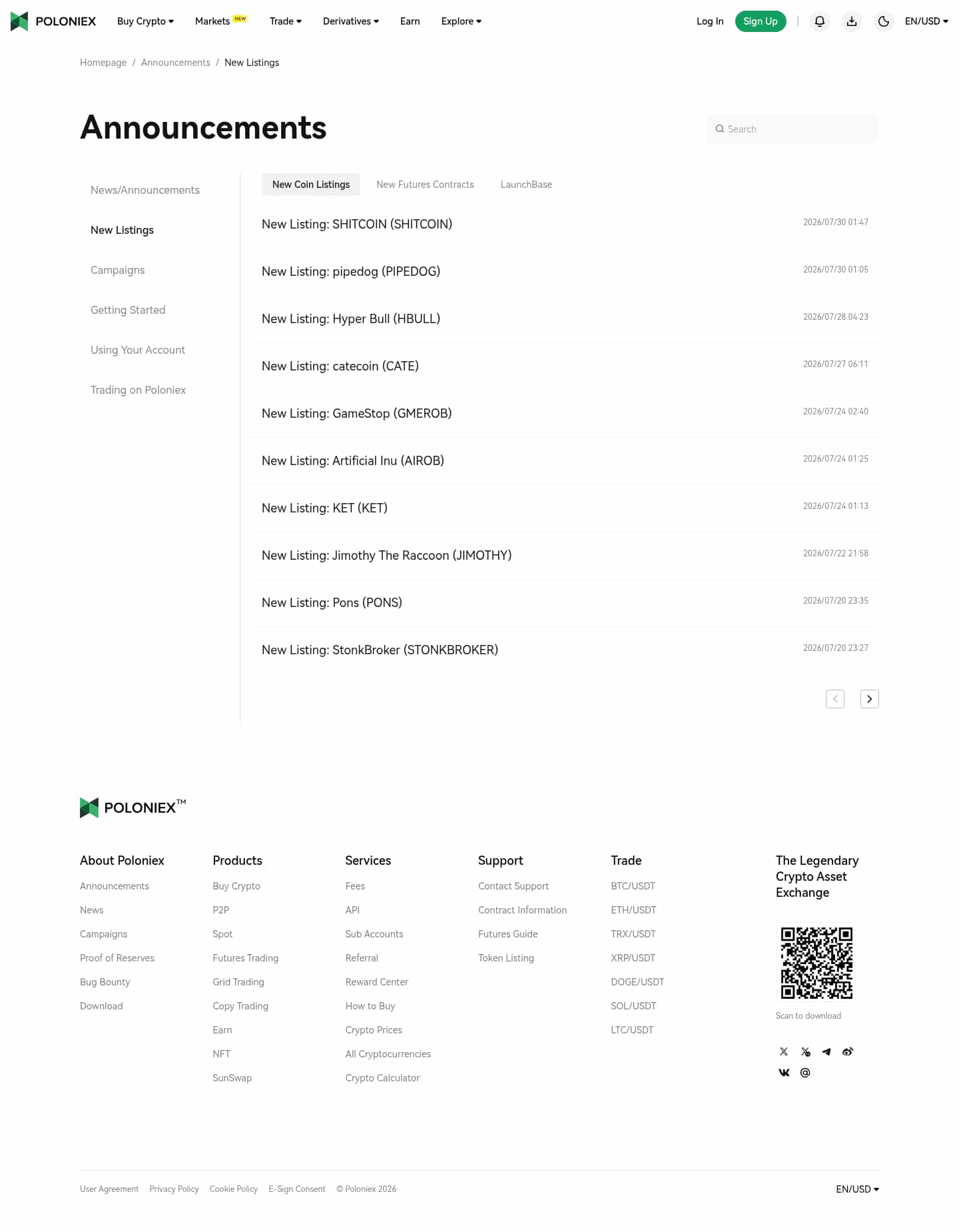 Latest website image capture