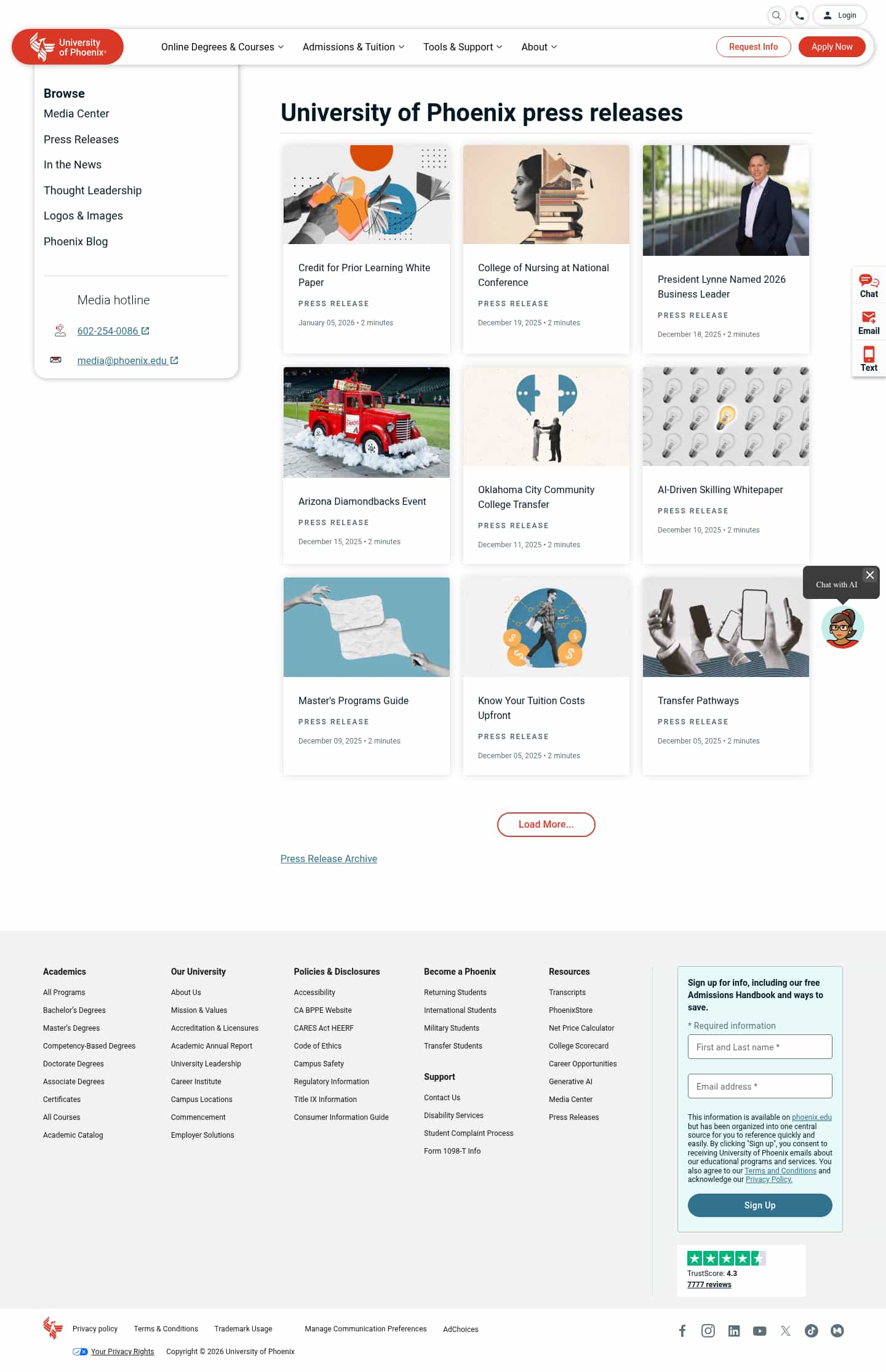 Latest website image capture