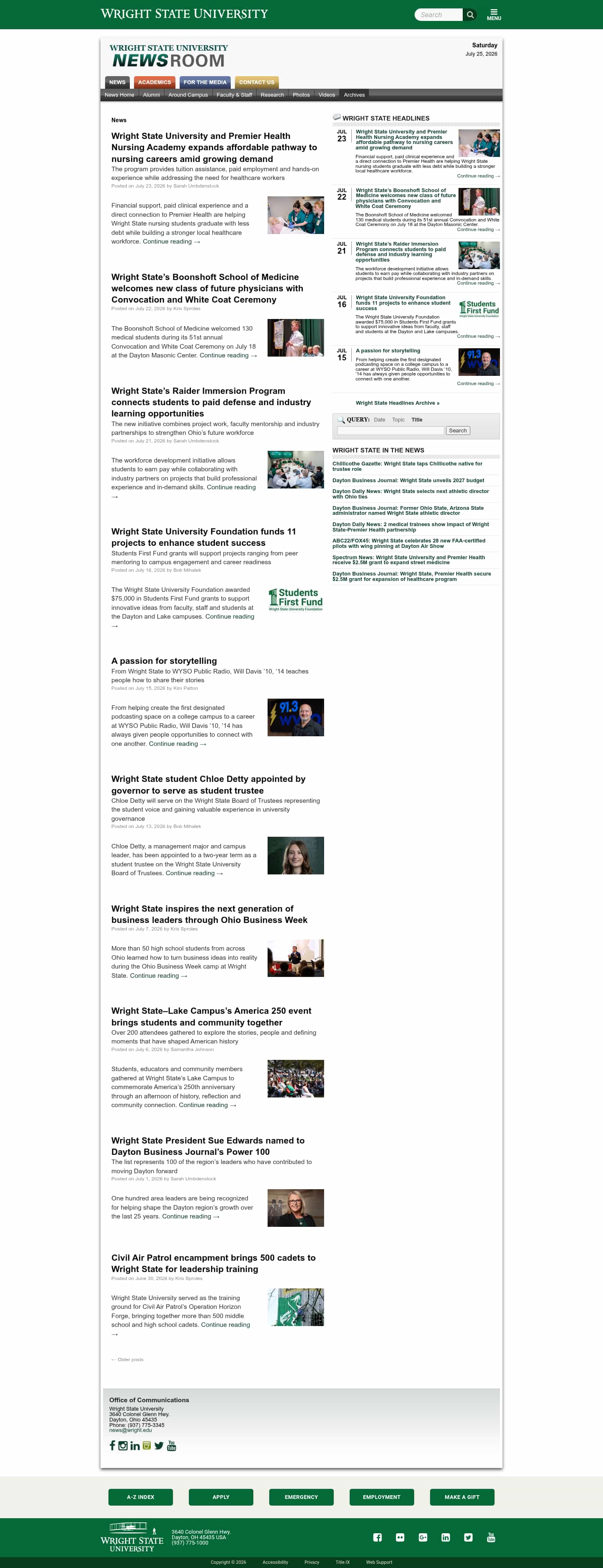 Latest website image capture