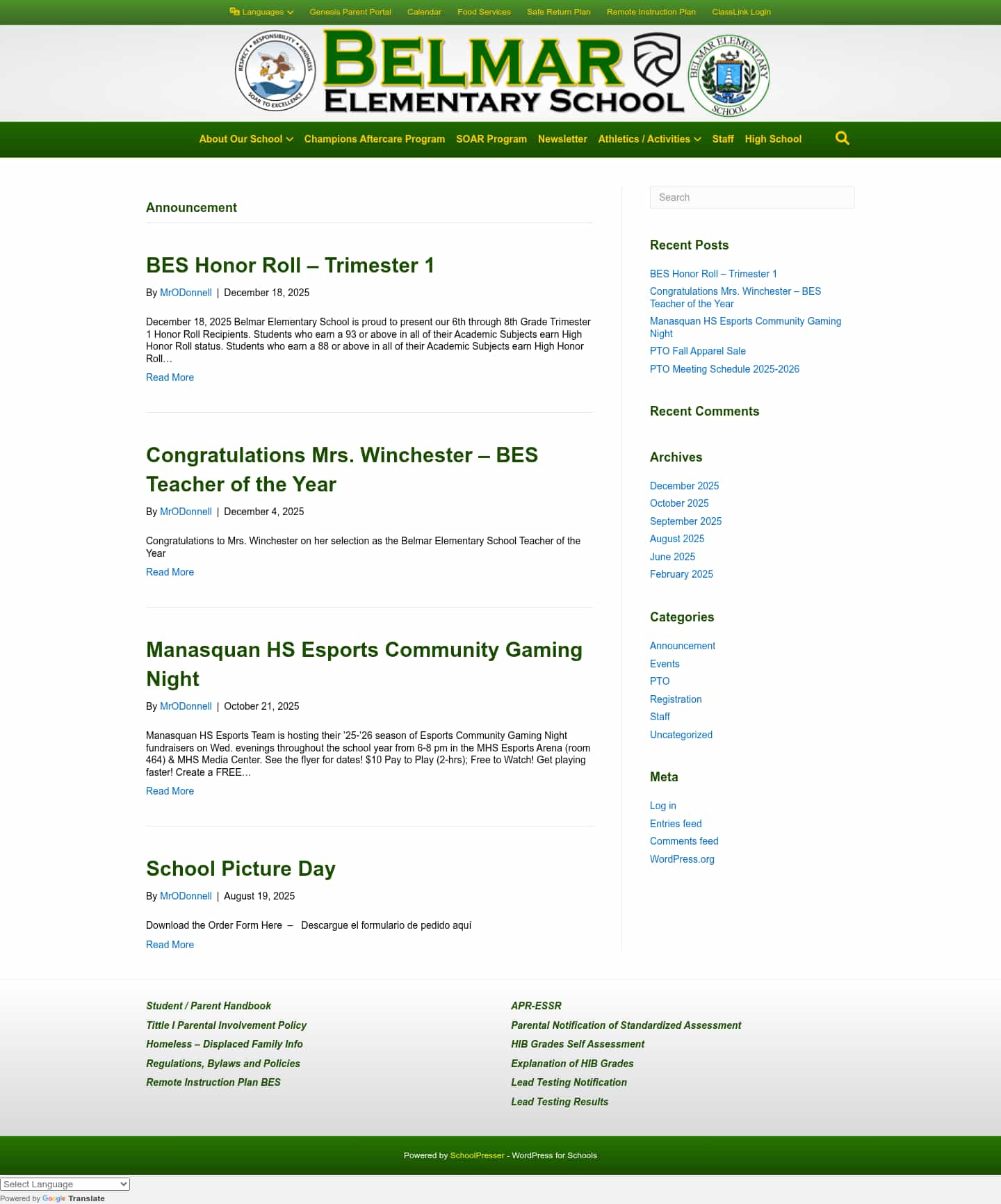 Latest website image capture