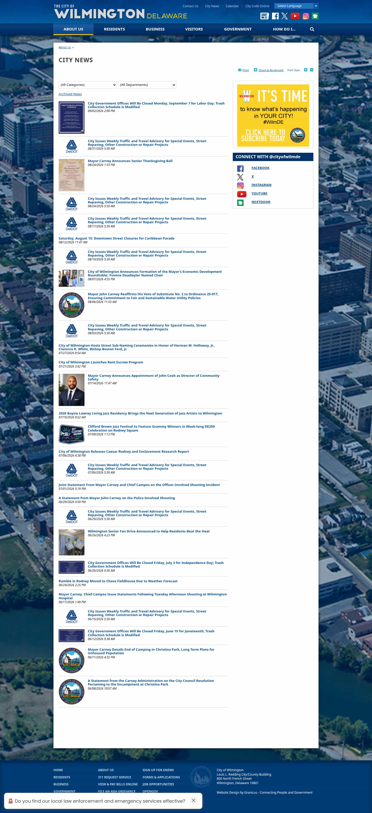 Latest website image capture