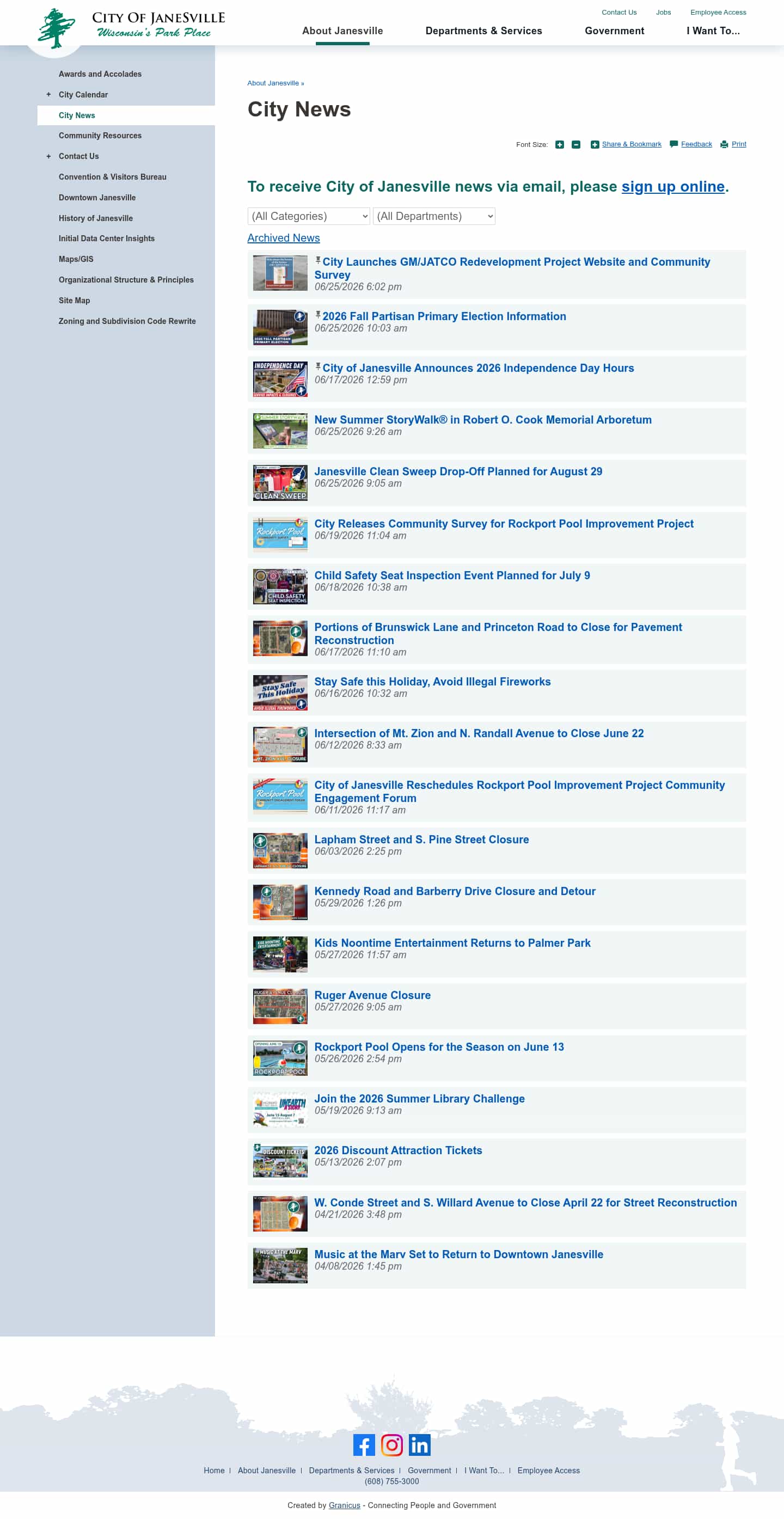 Latest website image capture