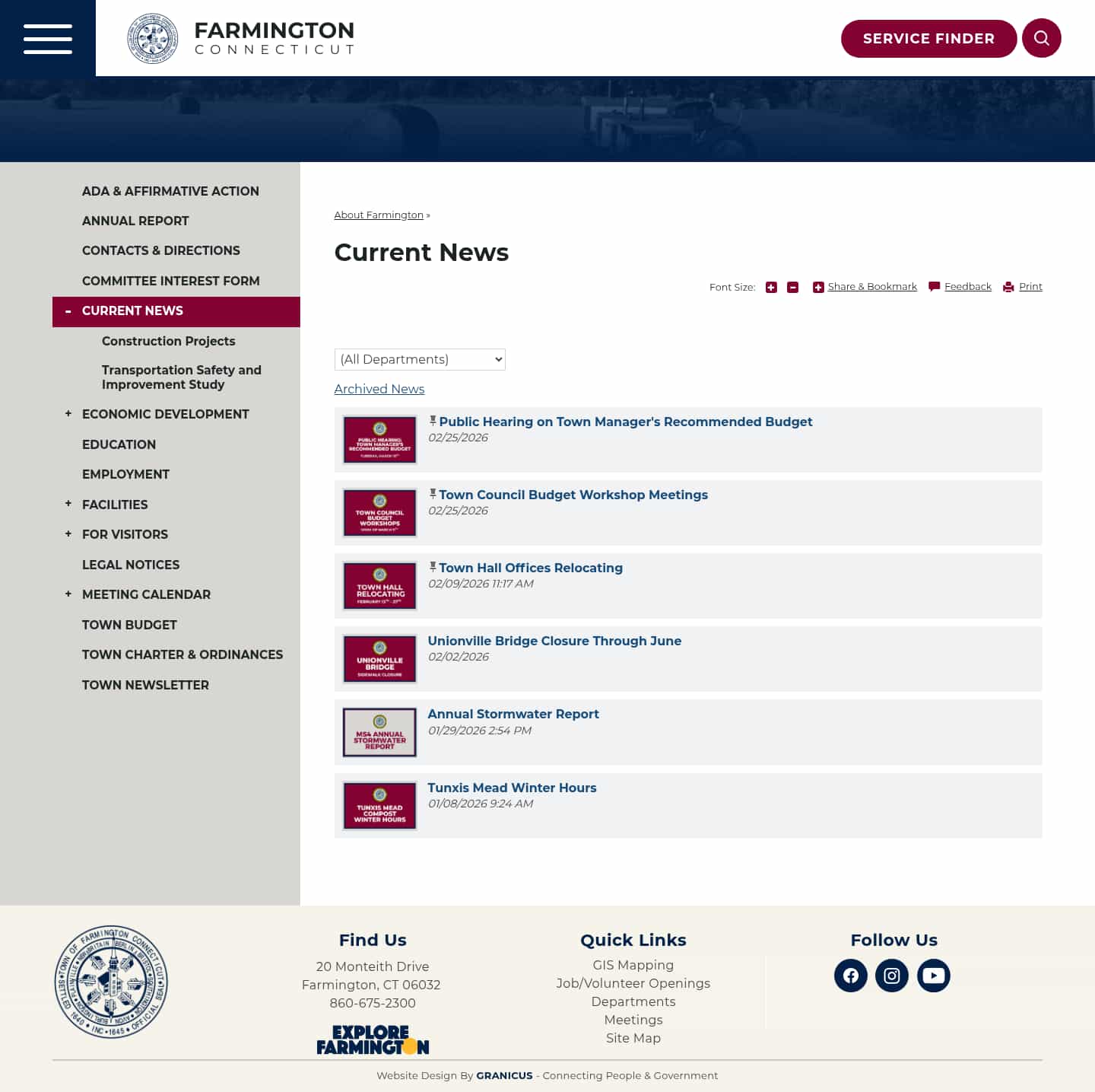 Latest website image capture