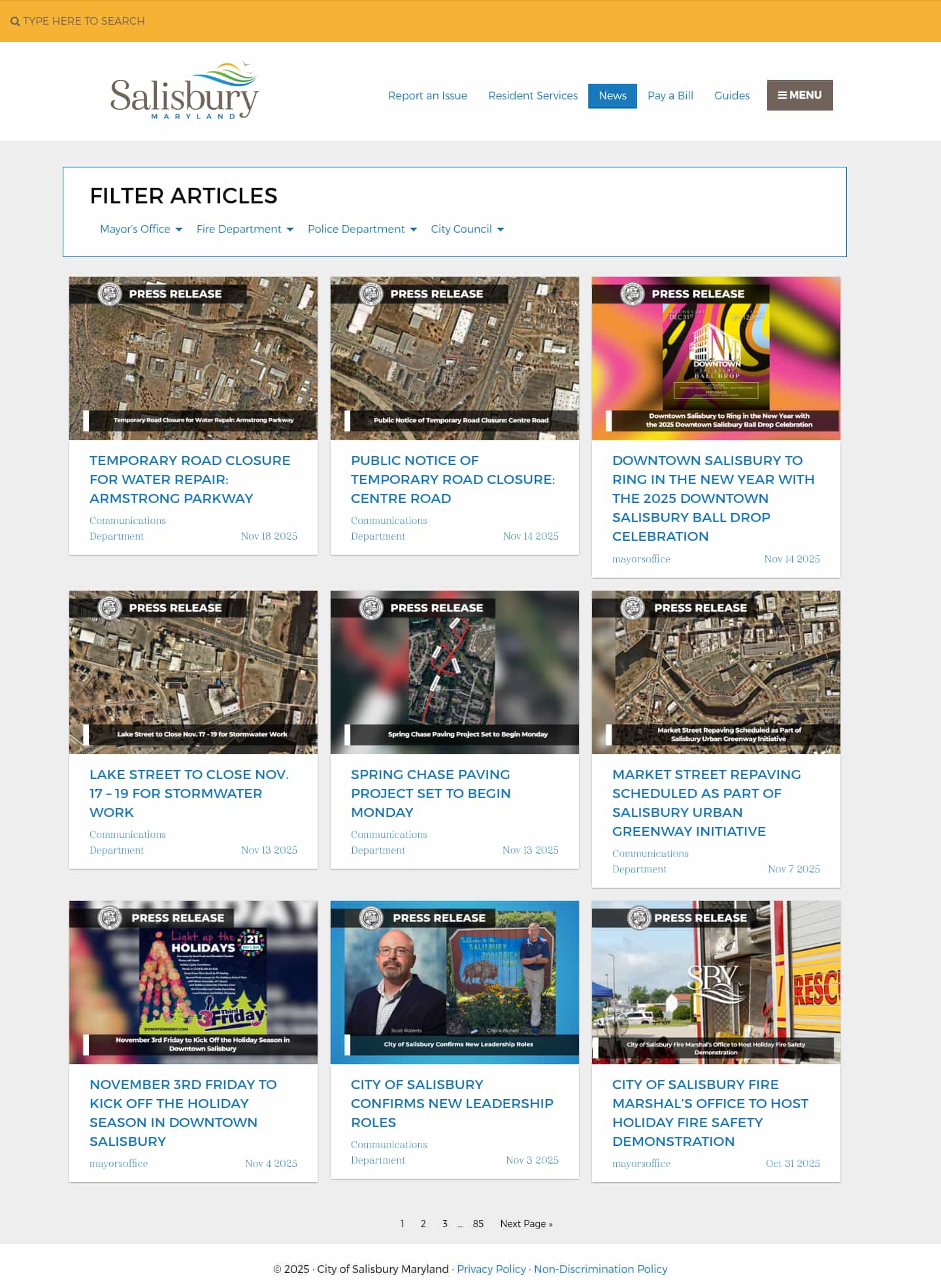 Latest website image capture