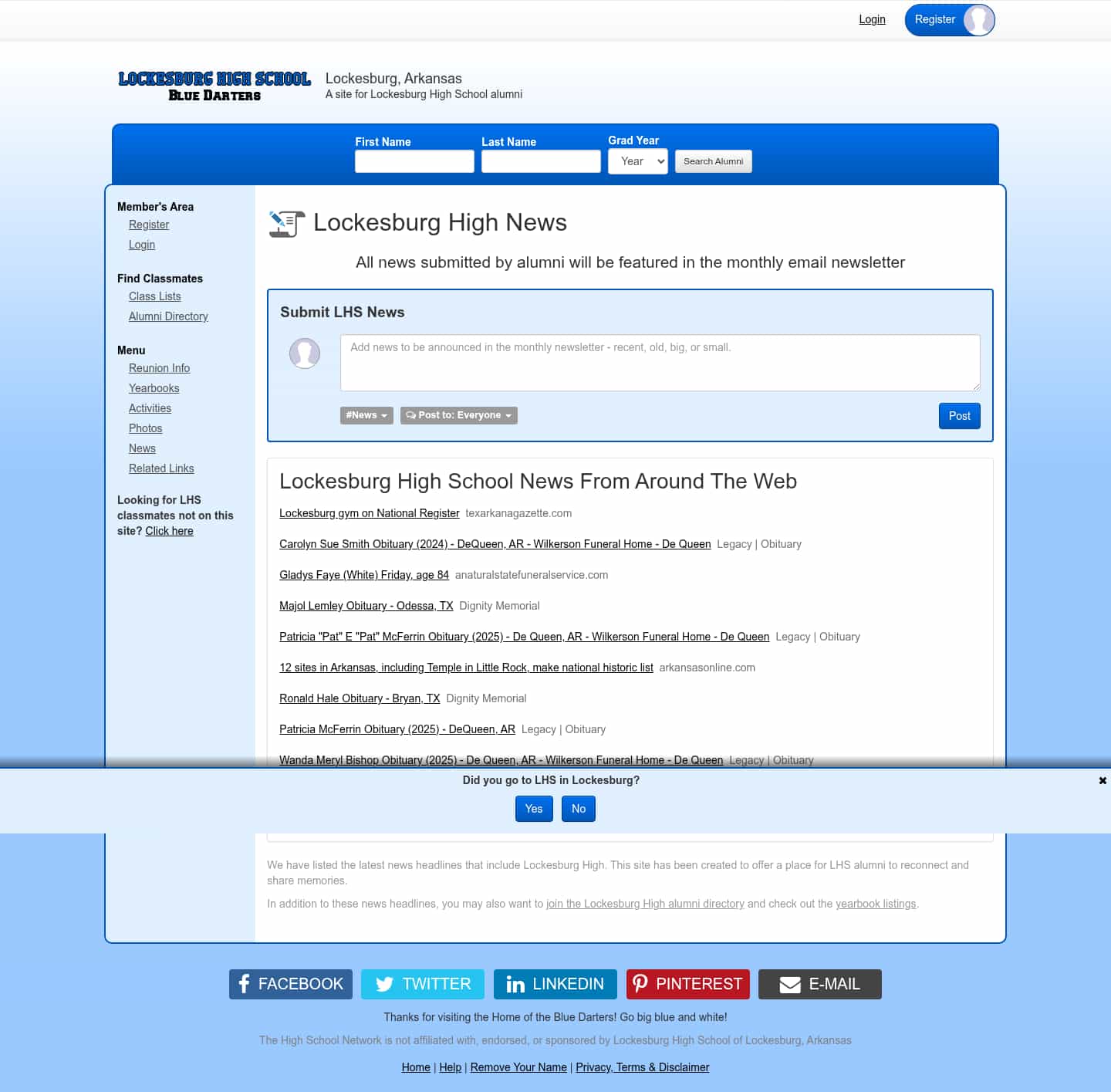 Latest website image capture