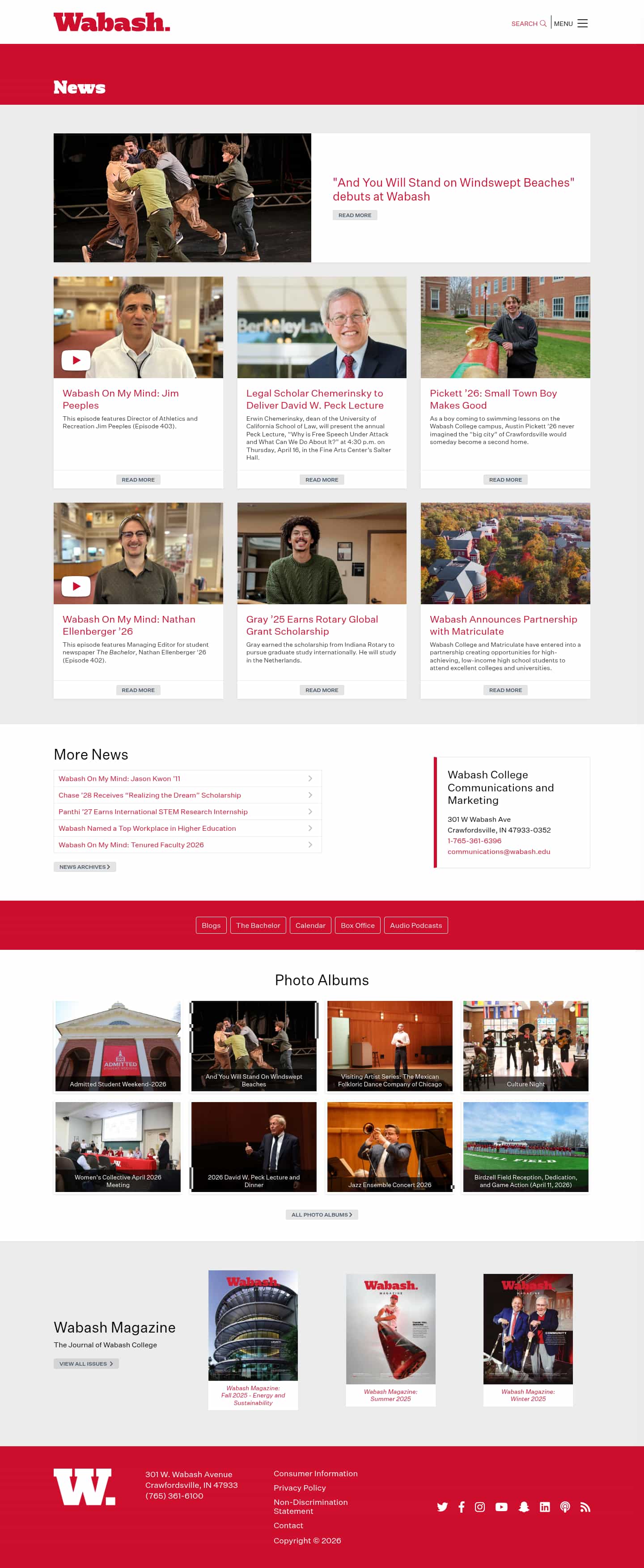 Latest website image capture