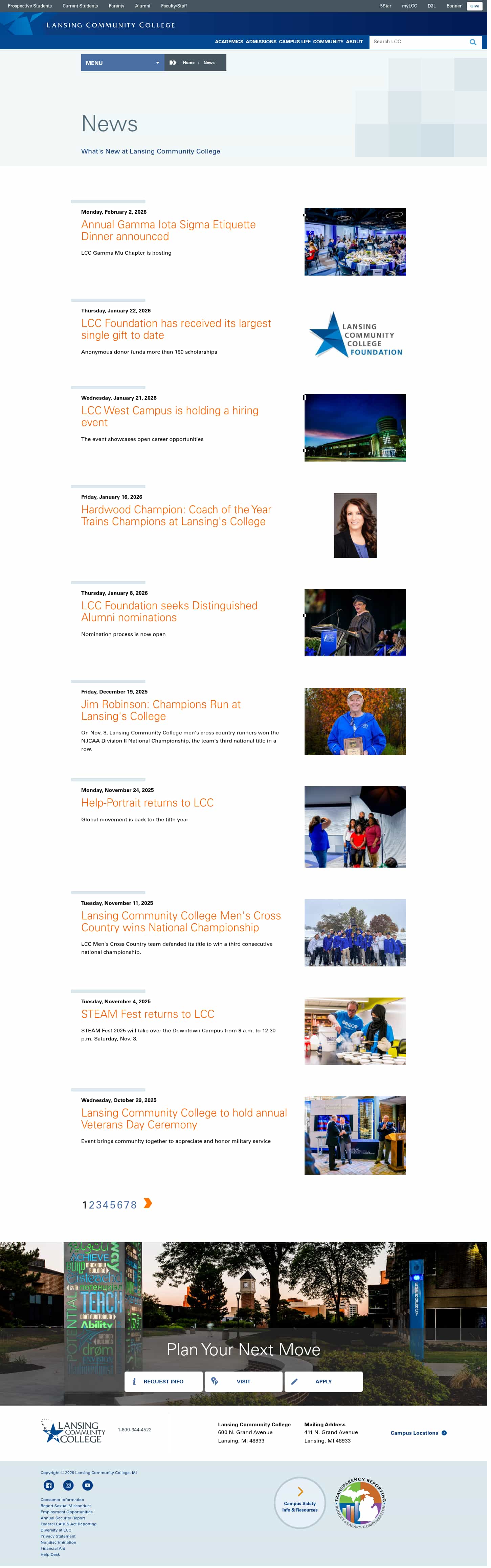 Latest website image capture