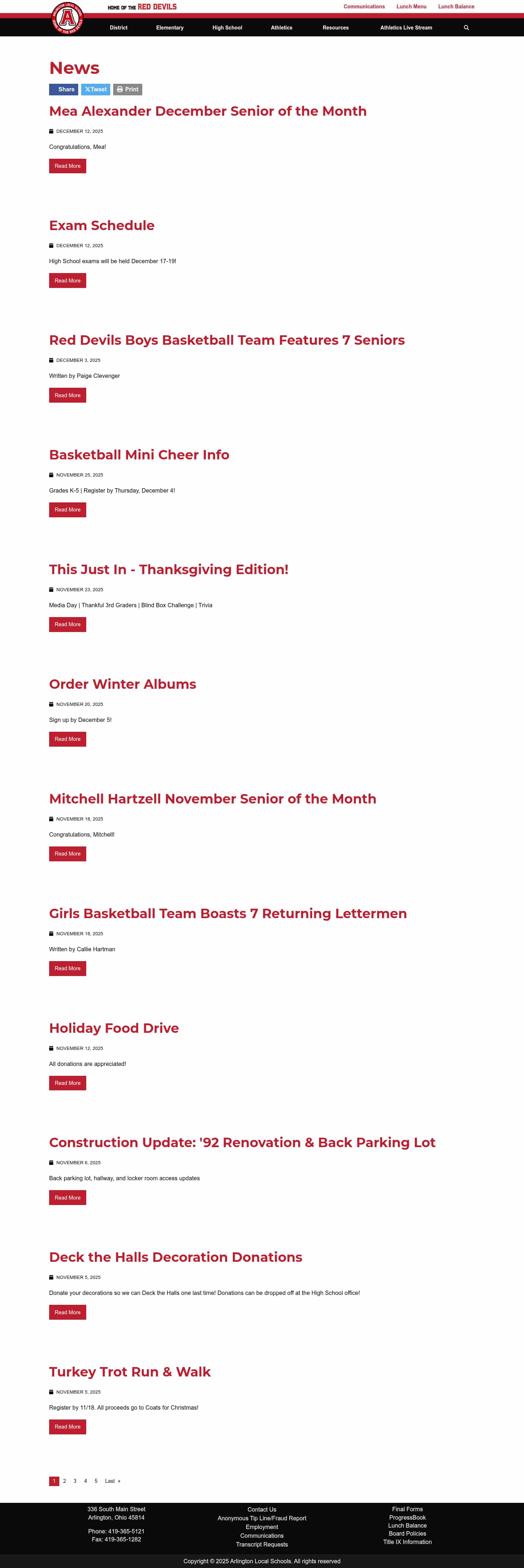 Latest website image capture