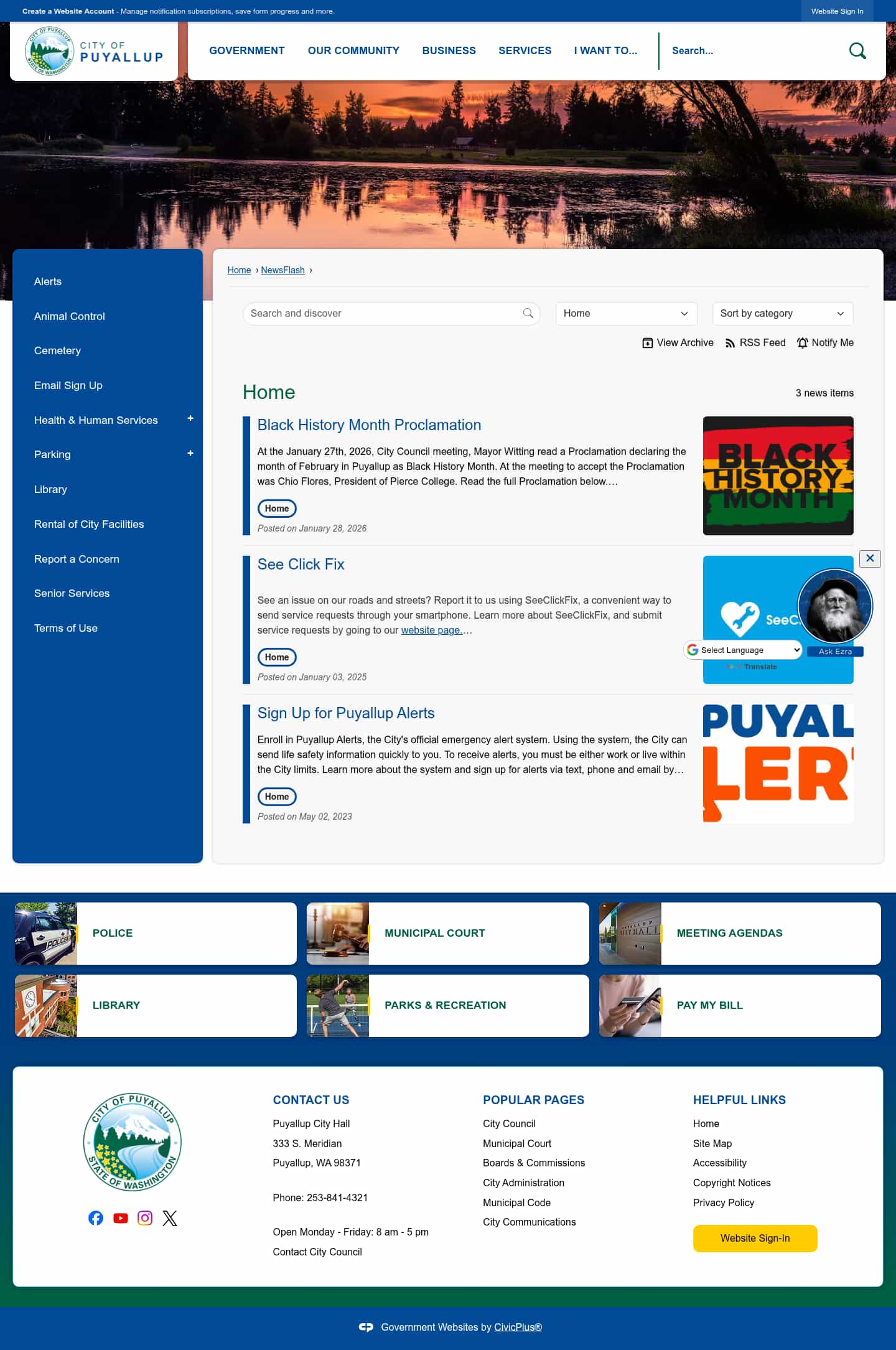 Latest website image capture