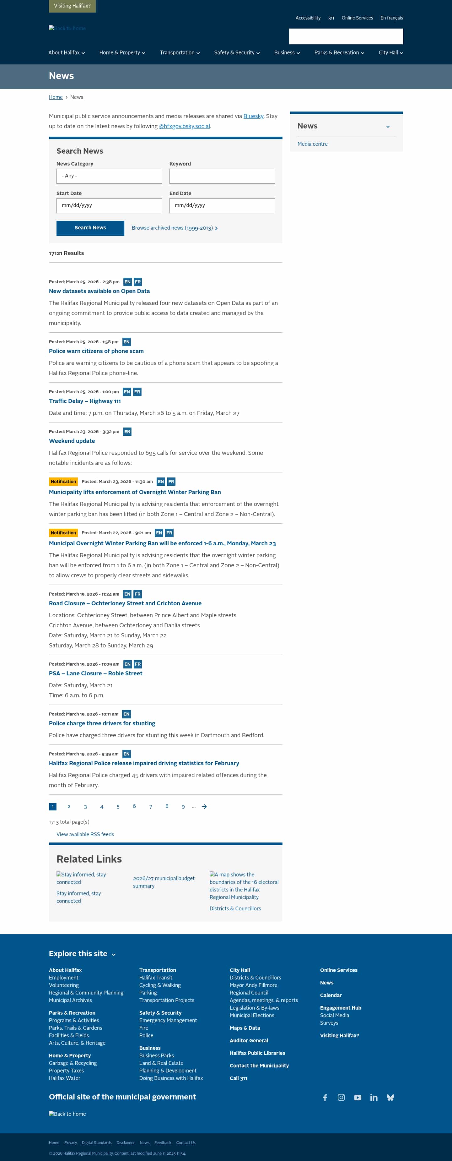 Latest website image capture