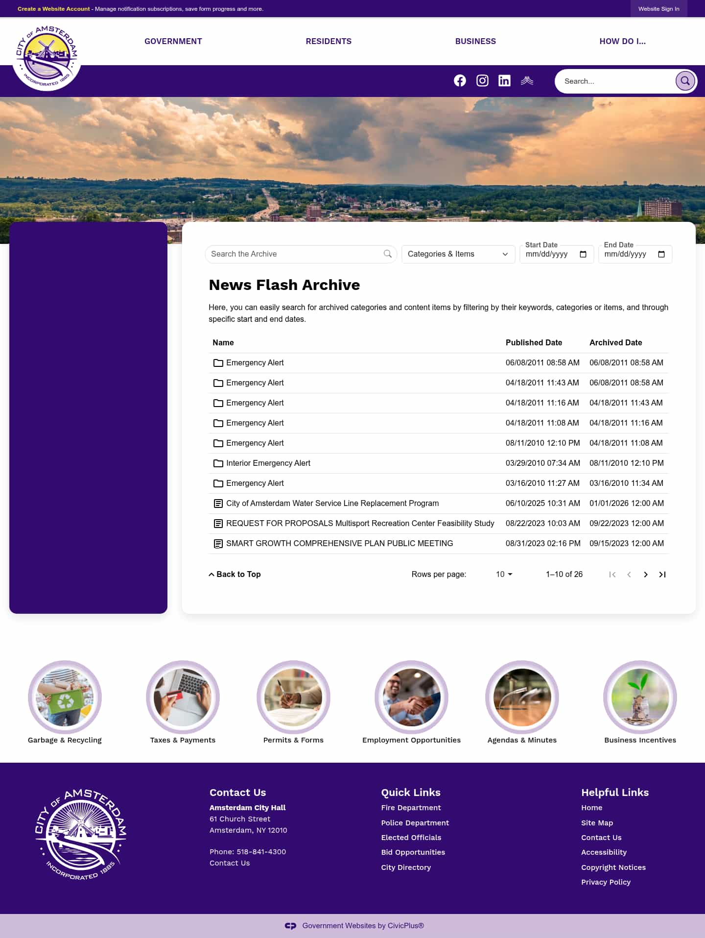 Latest website image capture