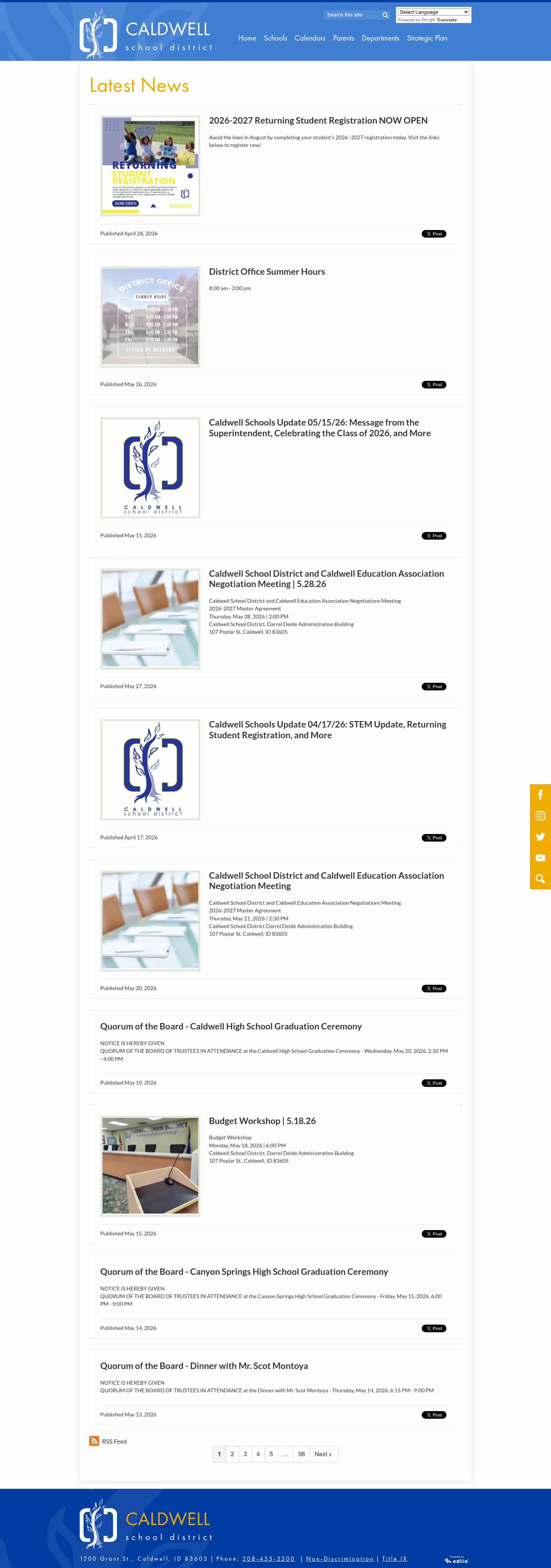 Latest website image capture