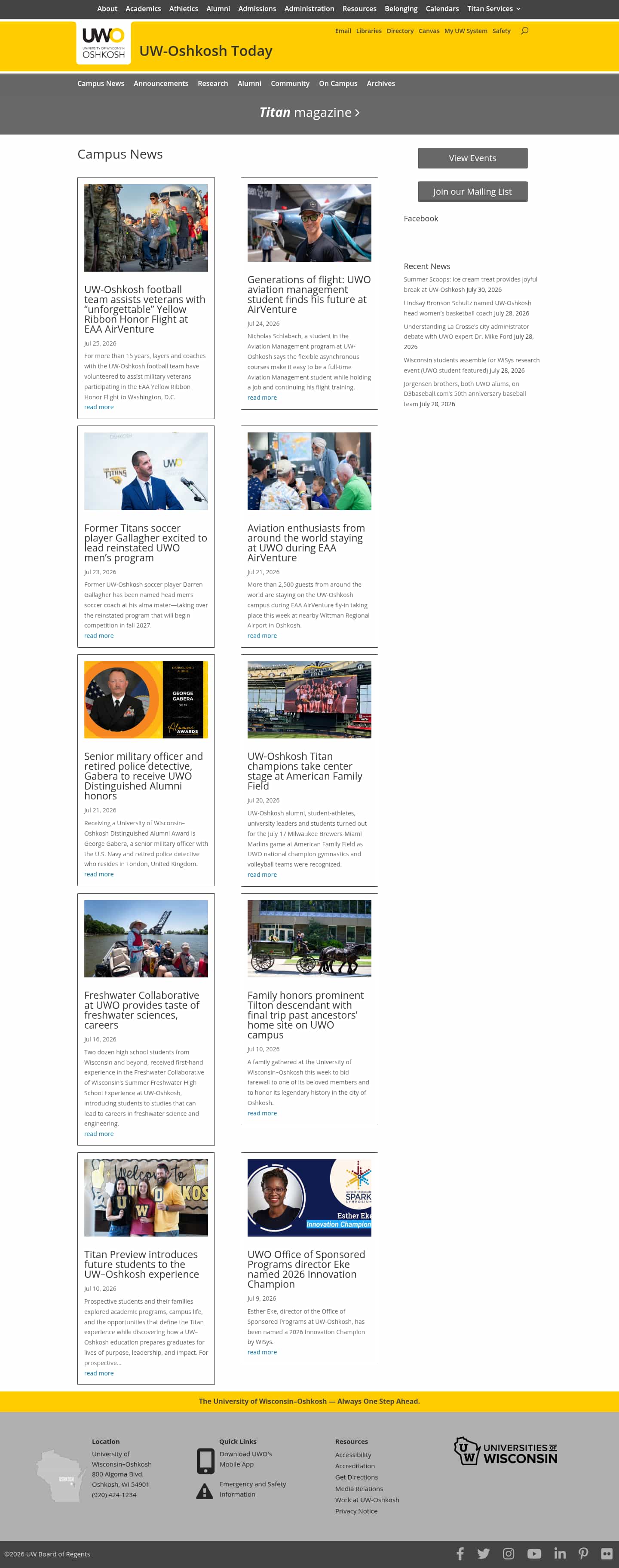 Latest website image capture