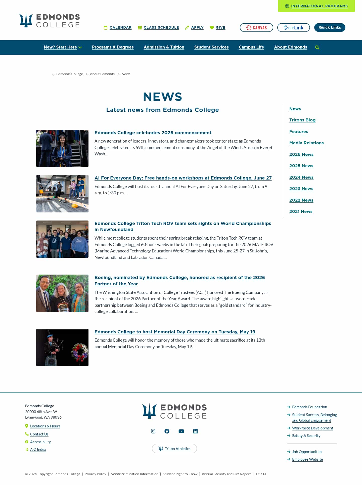Latest website image capture