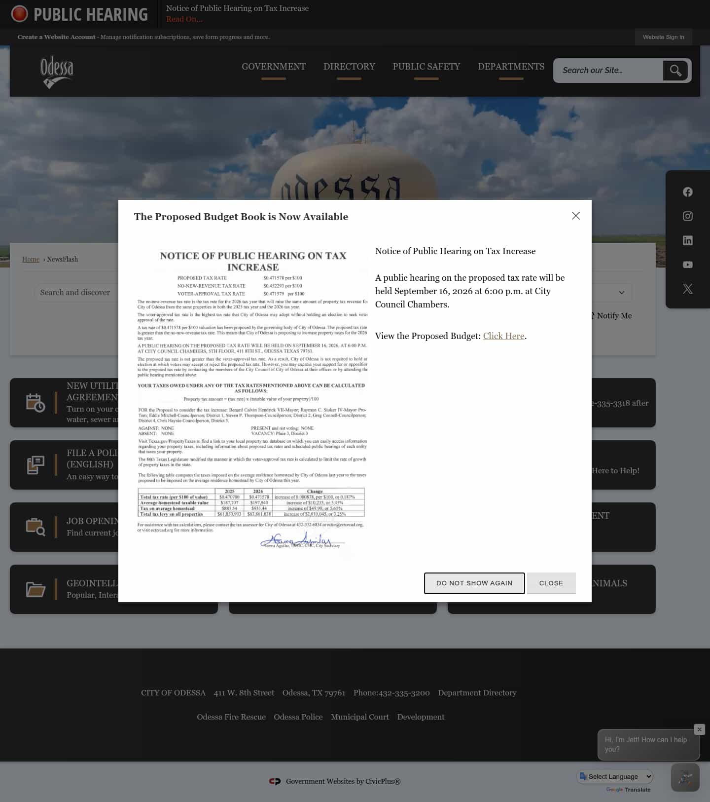 Latest website image capture