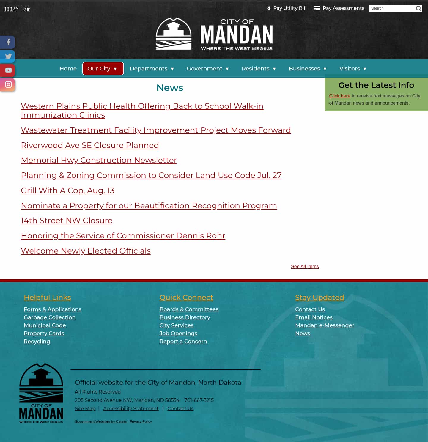 Latest website image capture