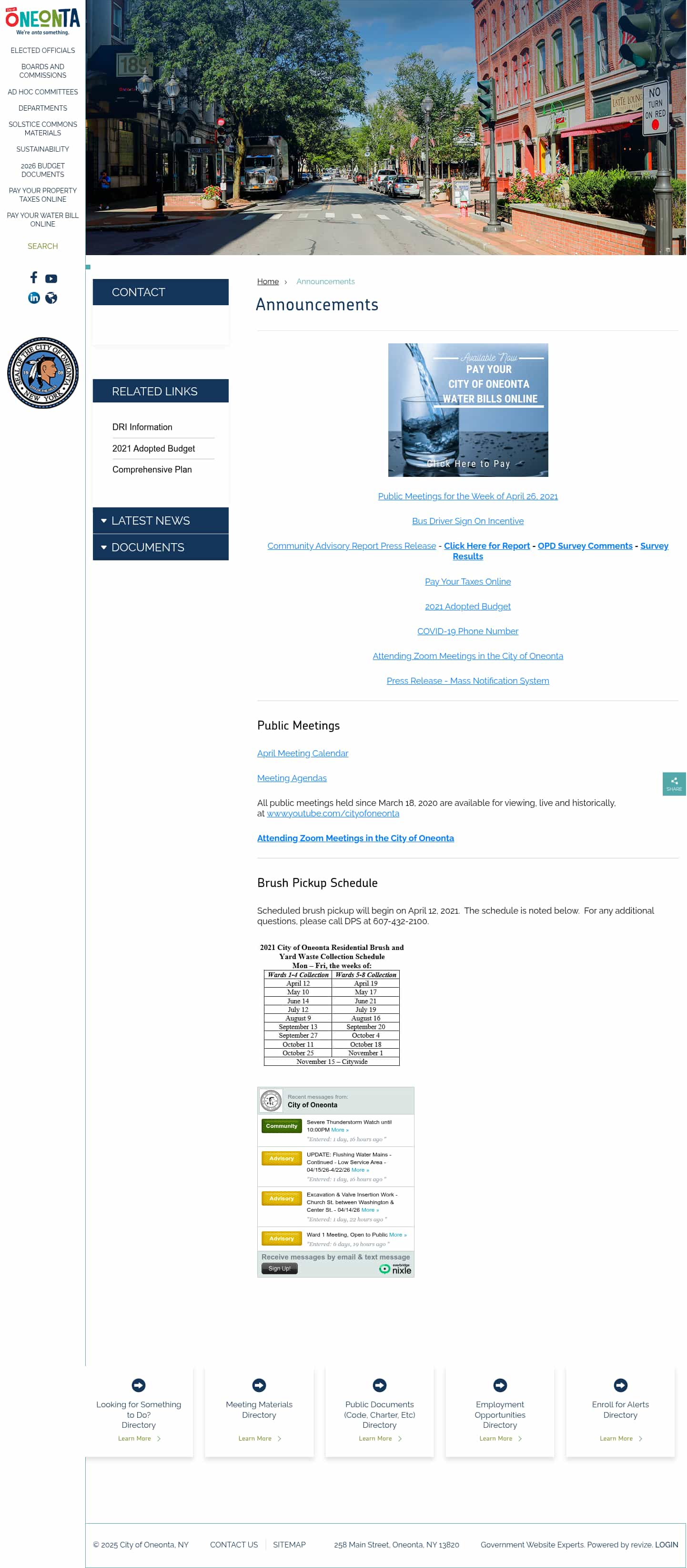 Latest website image capture