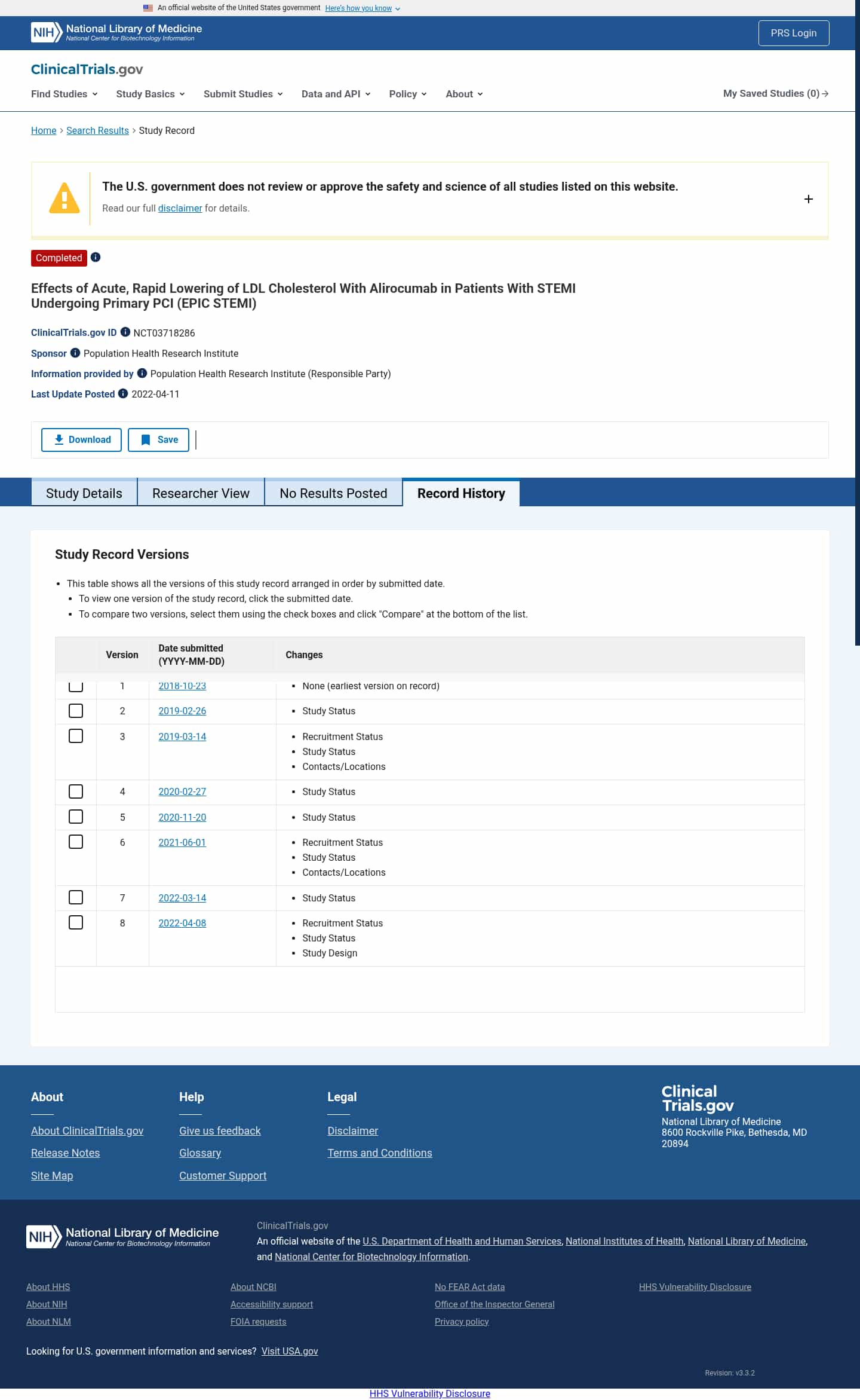 Latest website image capture