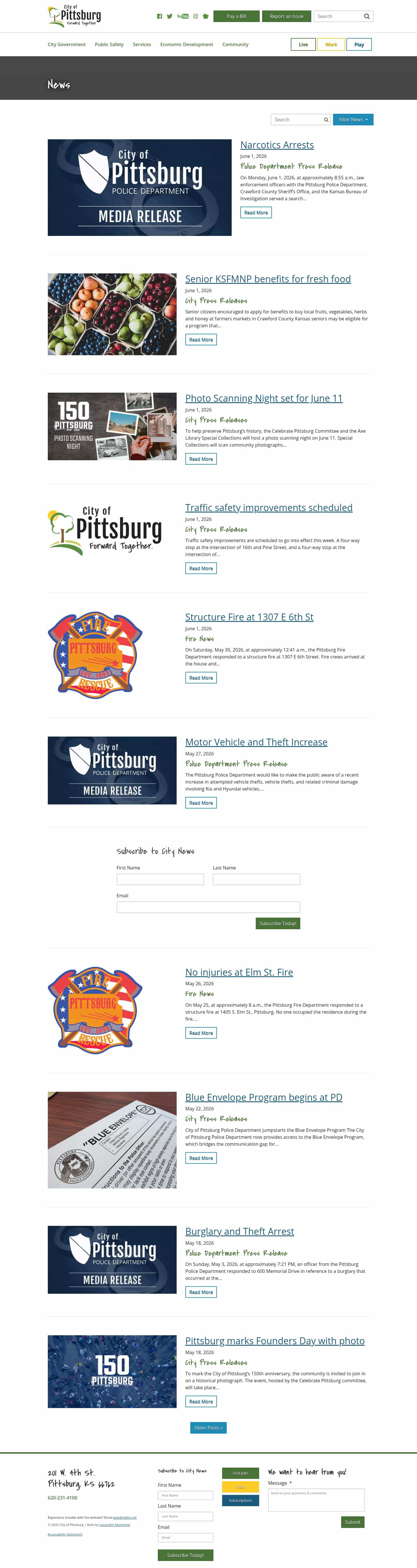 Latest website image capture