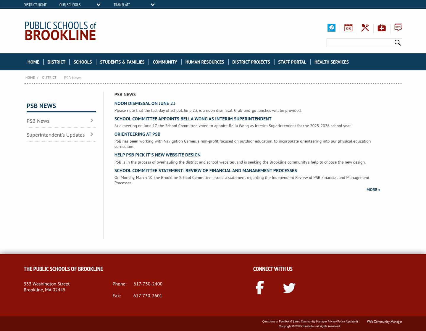 Latest website image capture