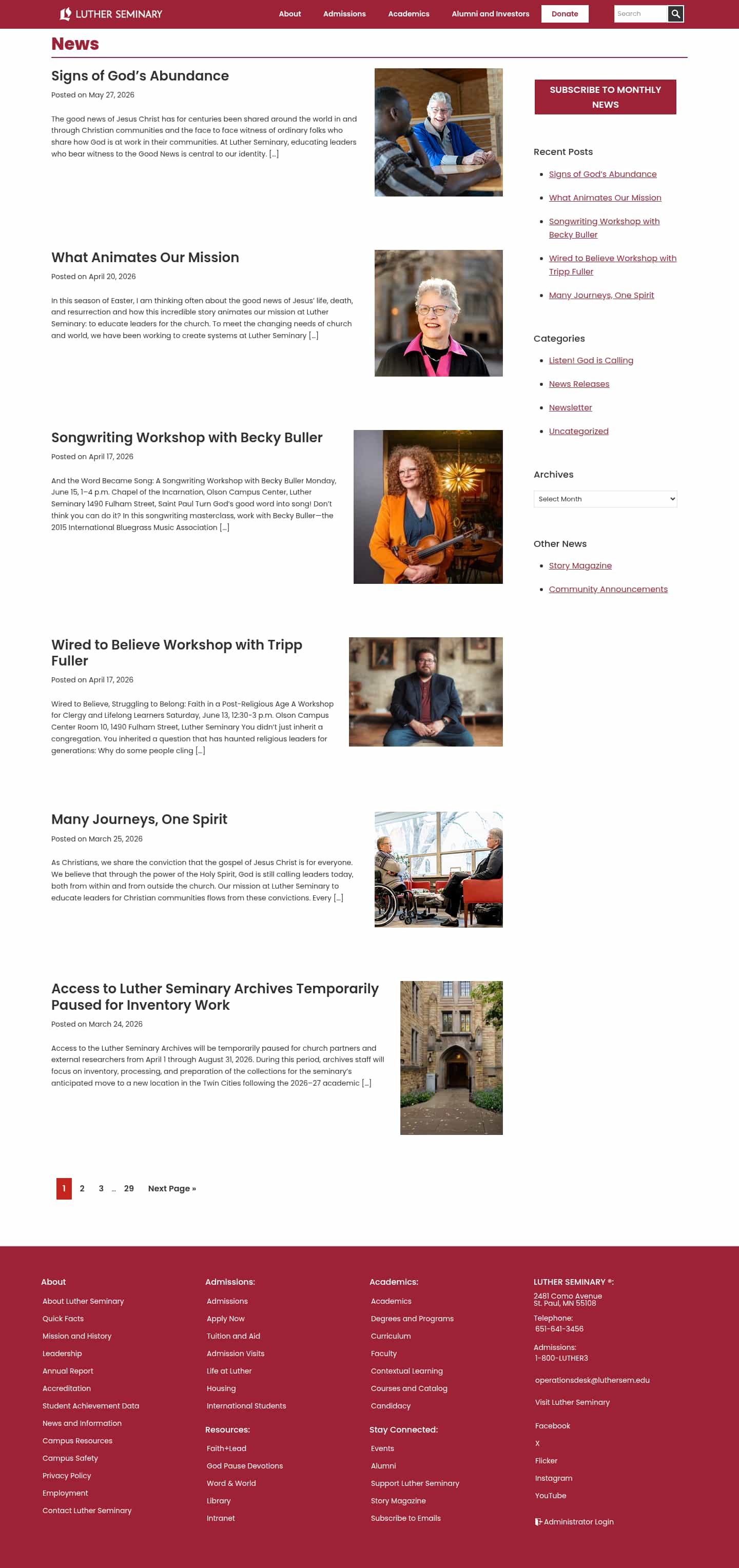 Latest website image capture