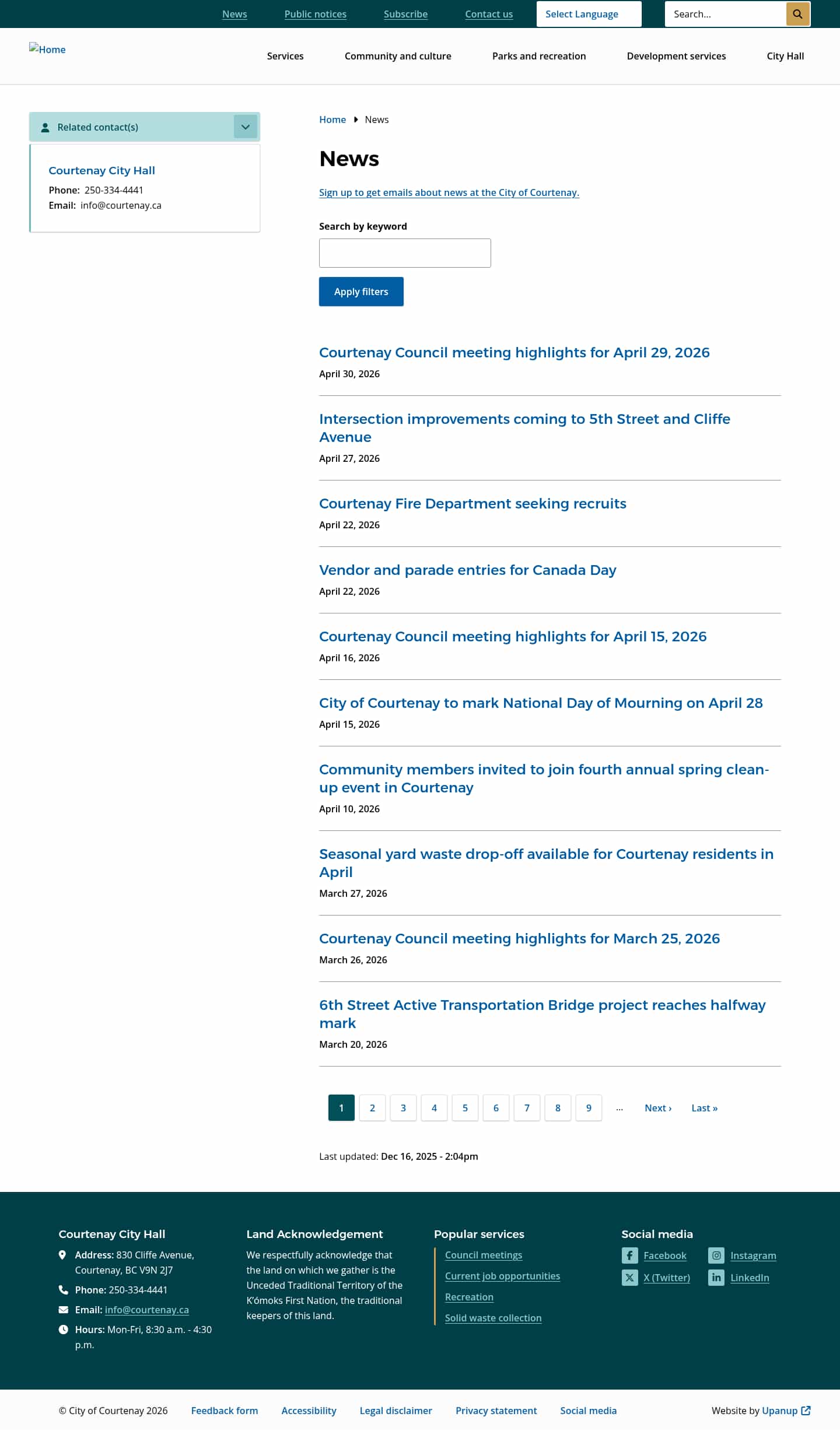 Latest website image capture