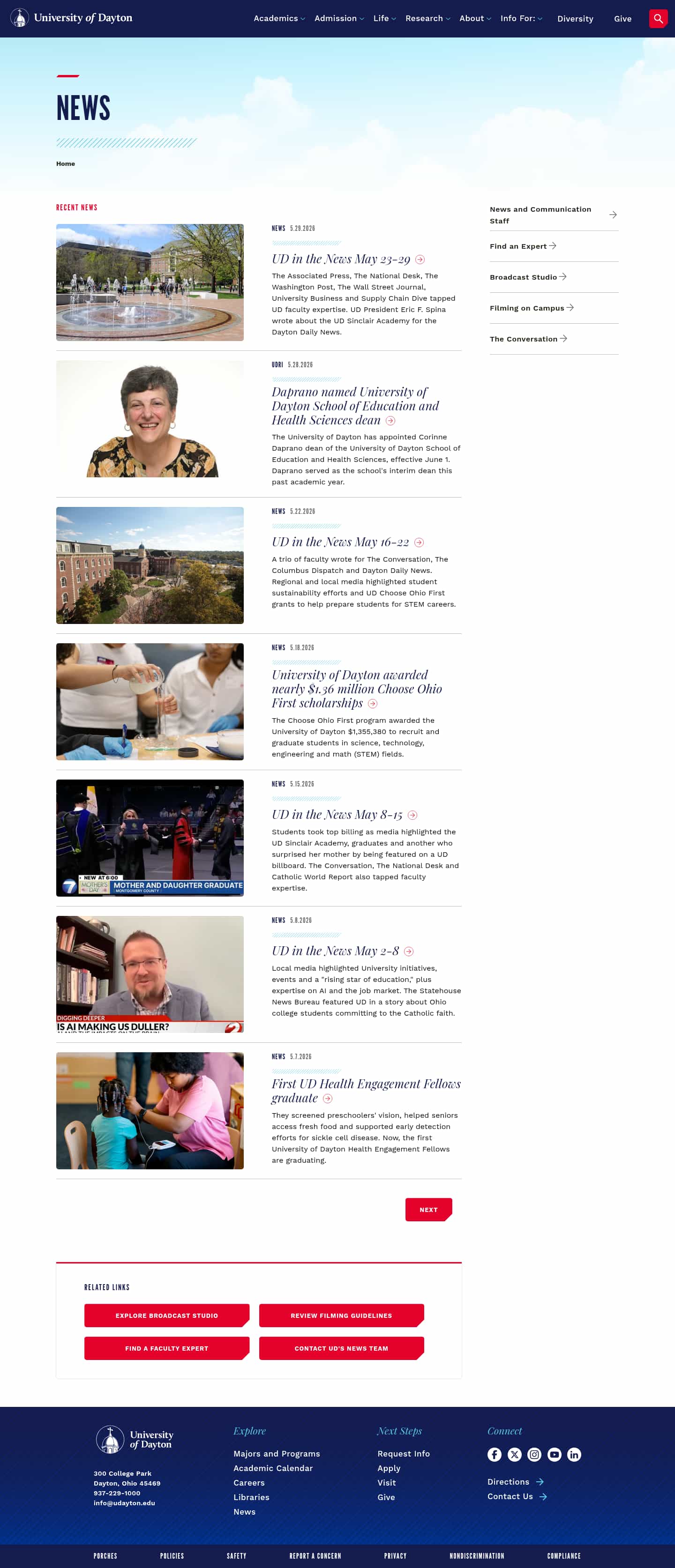 Latest website image capture
