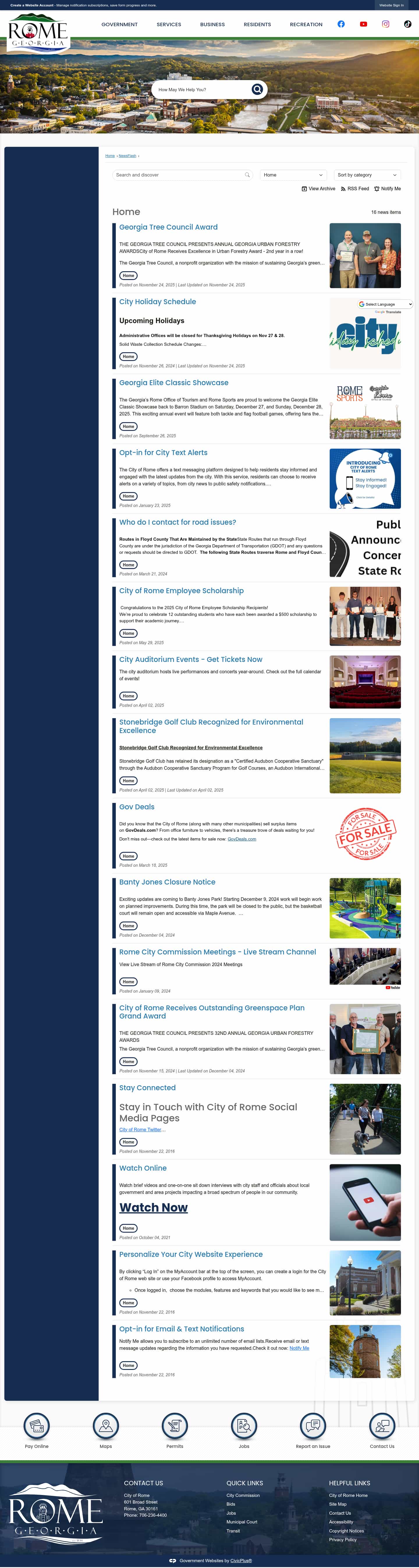 Latest website image capture