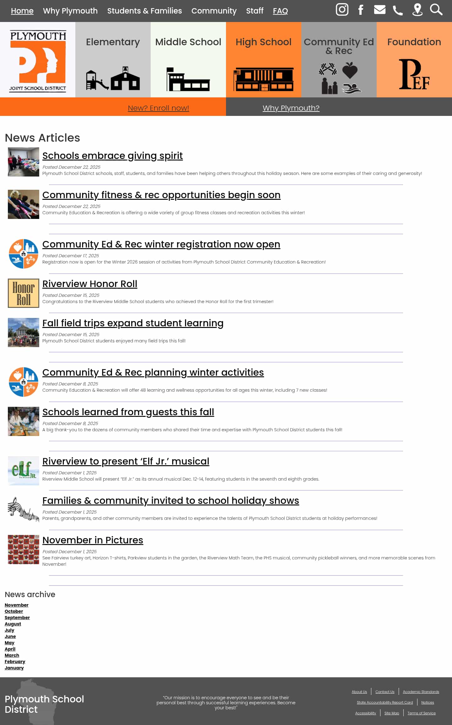 Latest website image capture