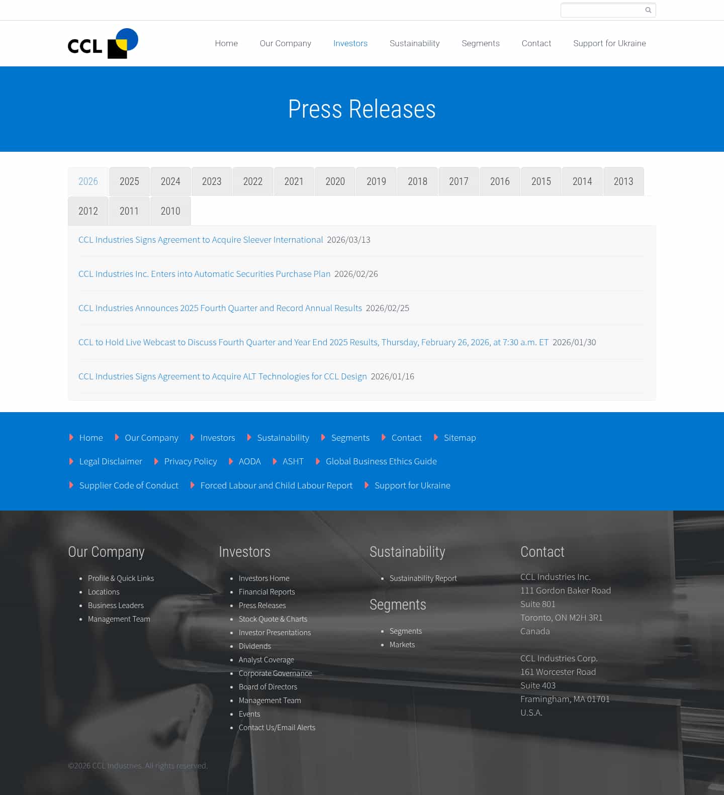 Latest website image capture