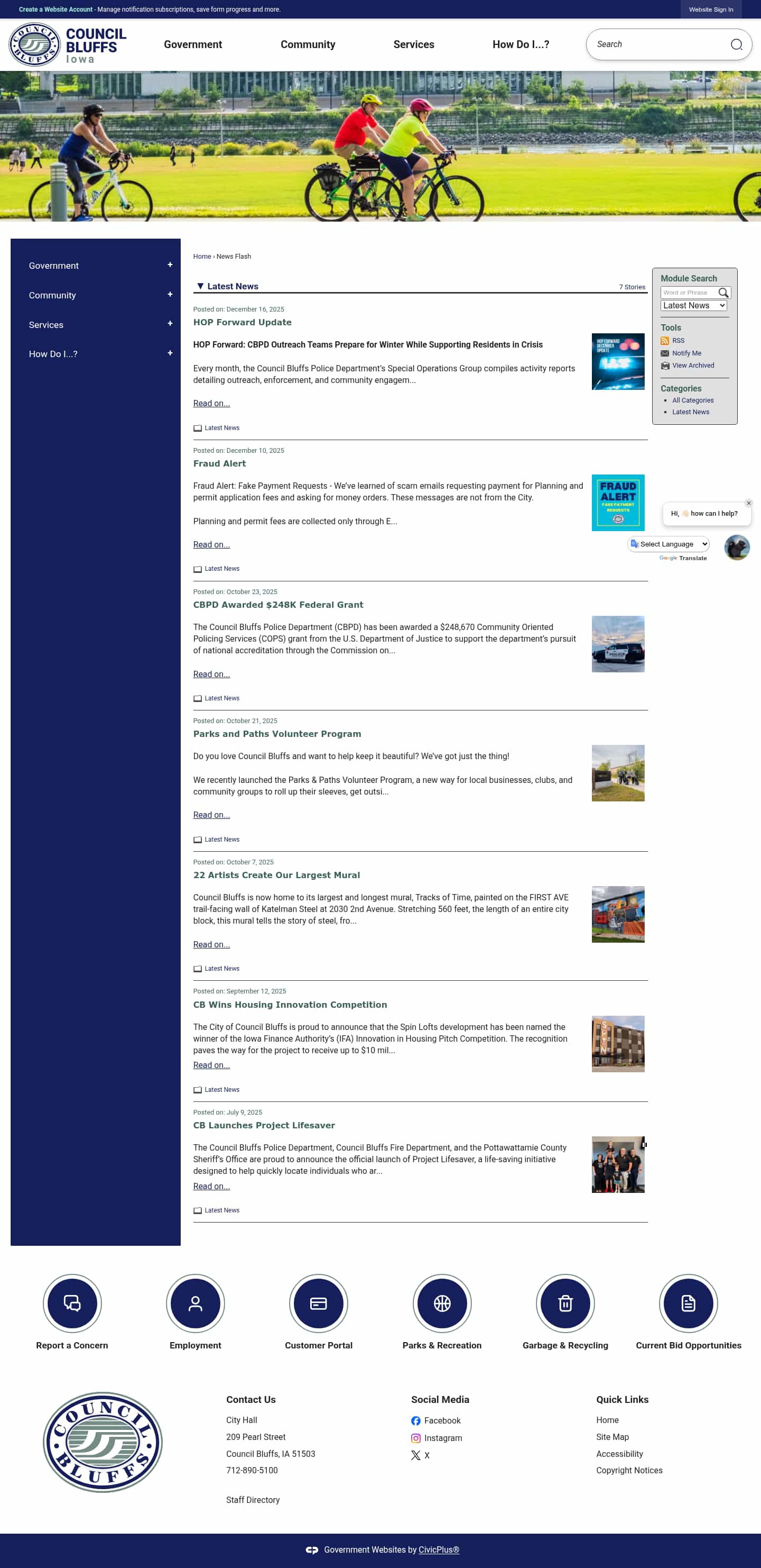 Latest website image capture