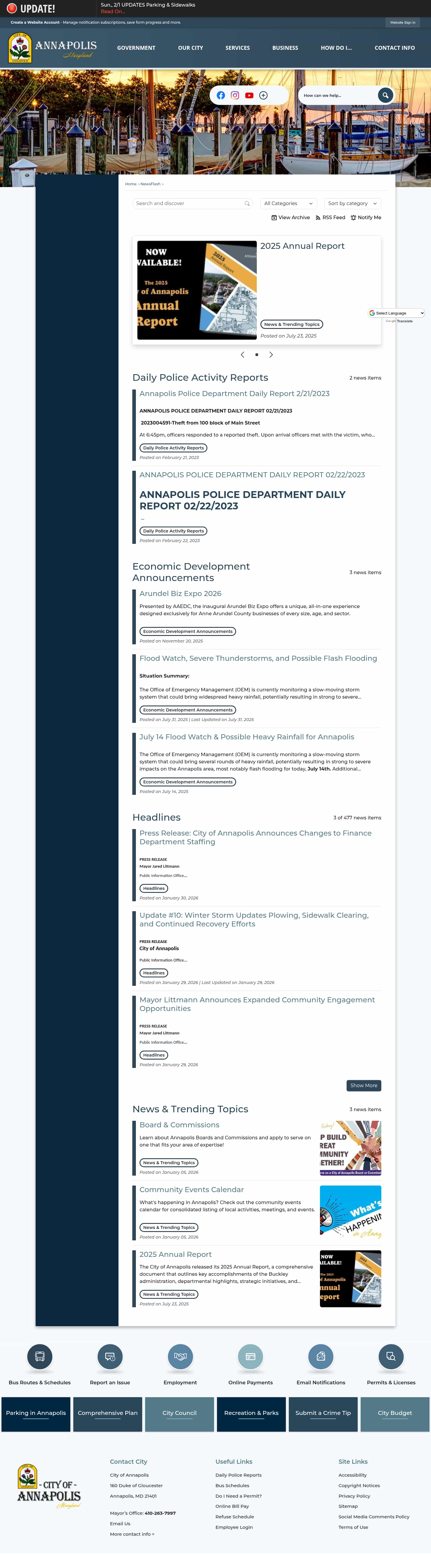 Latest website image capture