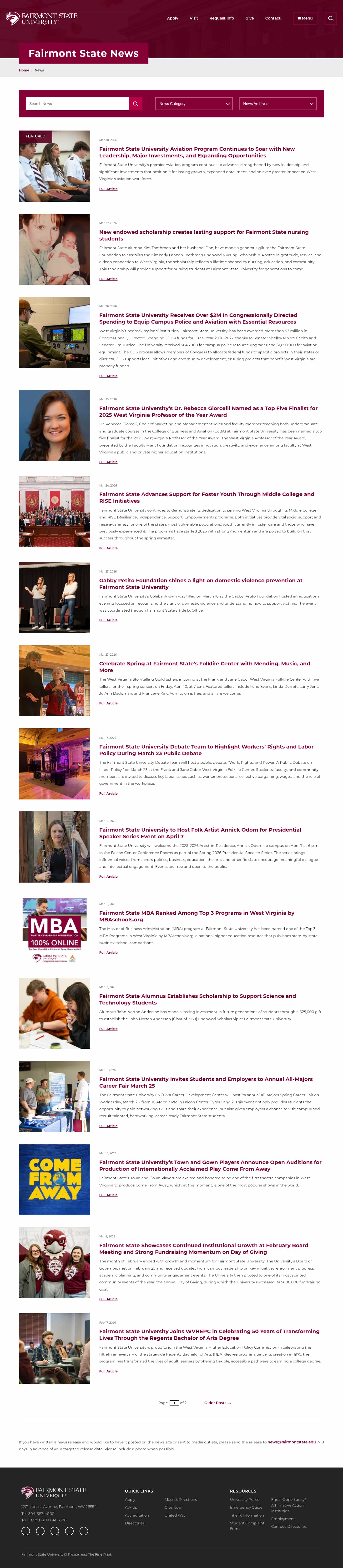 Latest website image capture