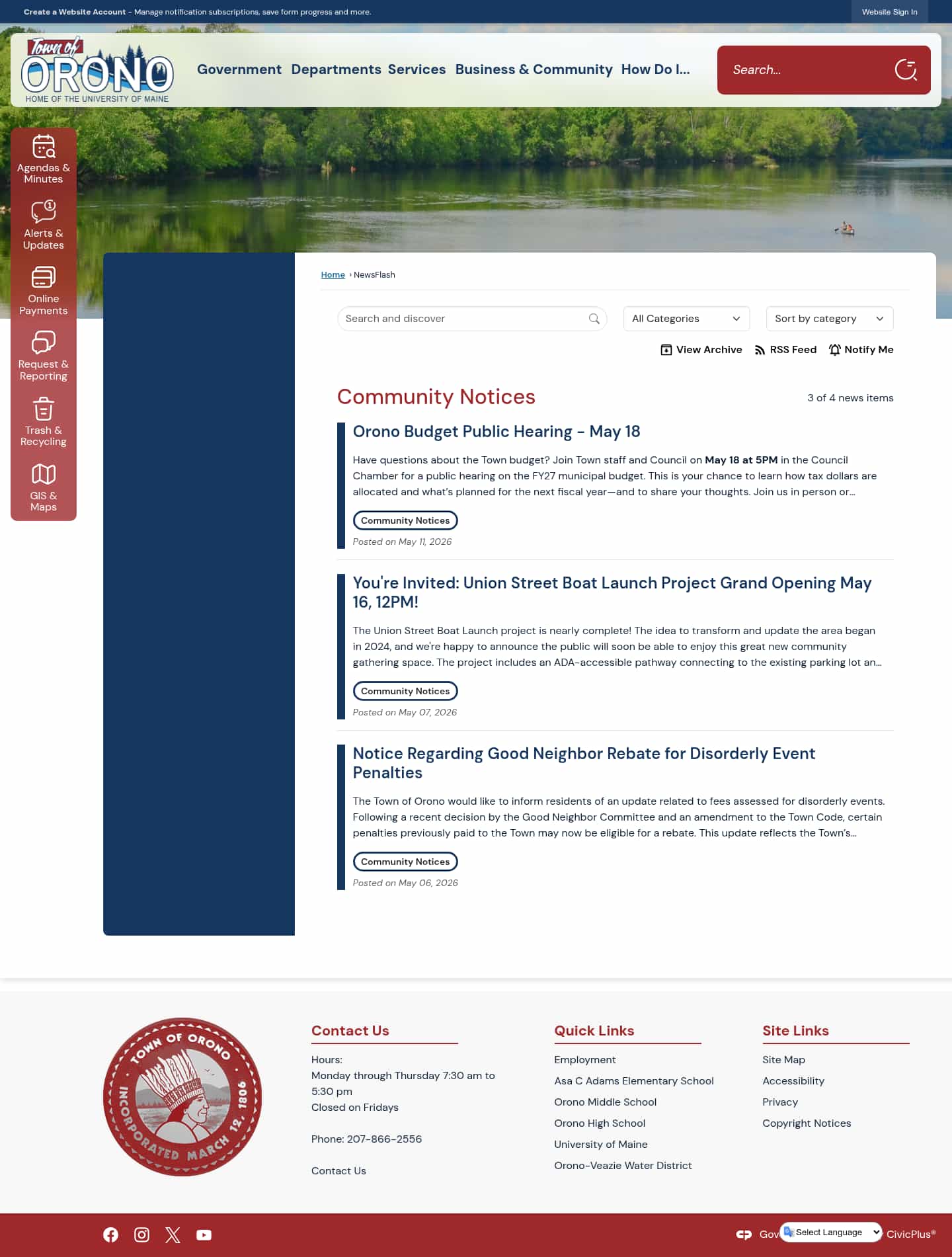 Latest website image capture