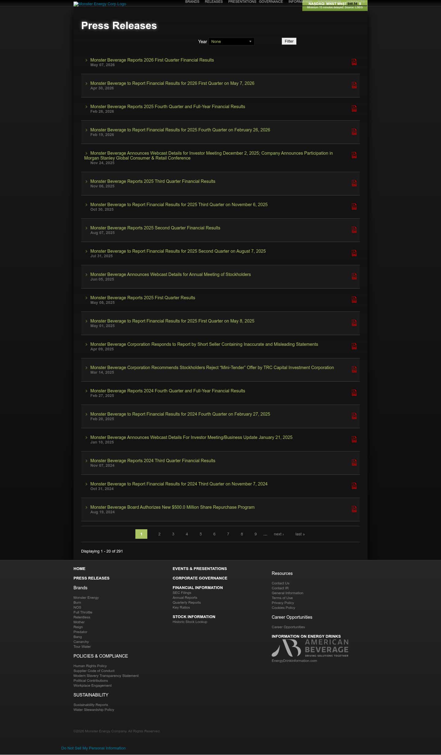 Latest website image capture