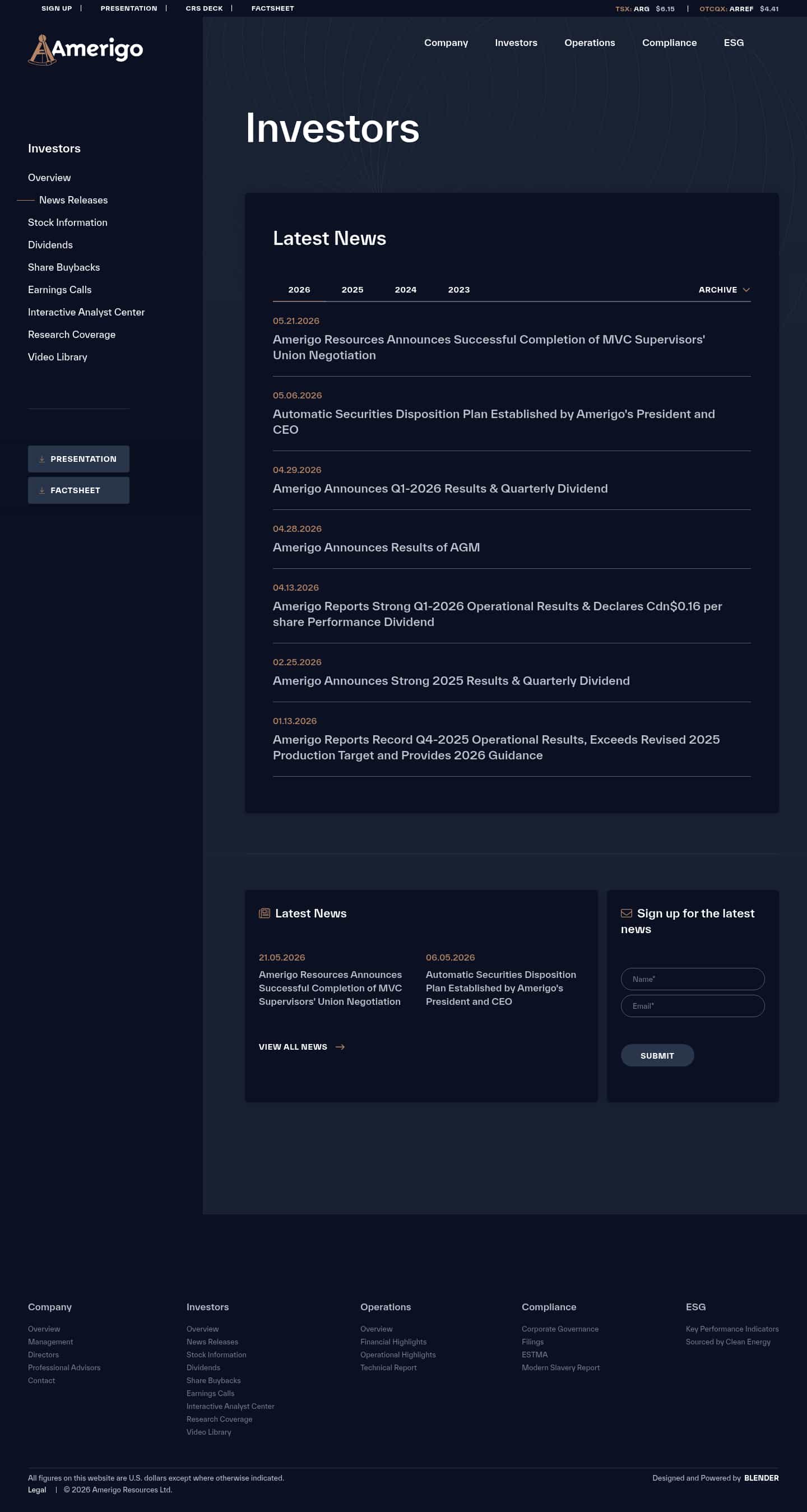 Latest website image capture