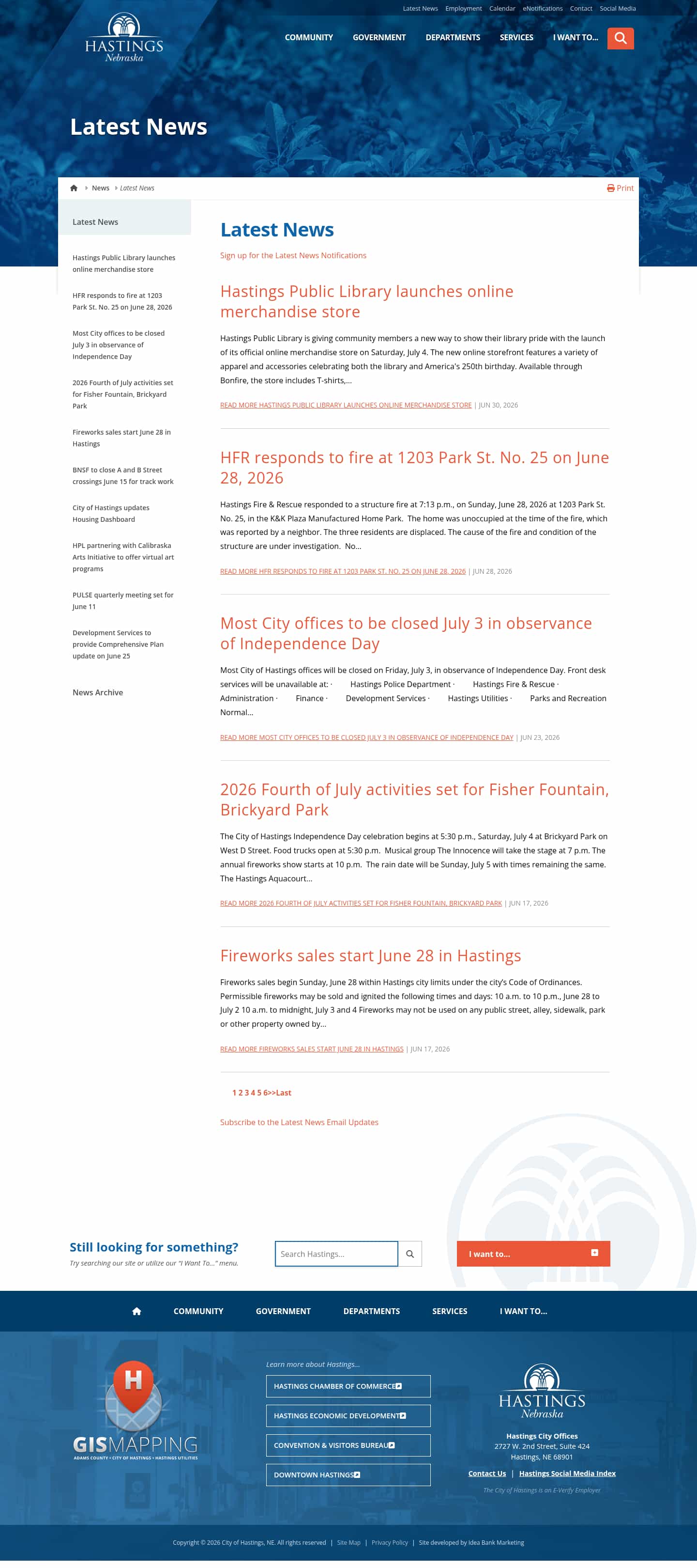Latest website image capture
