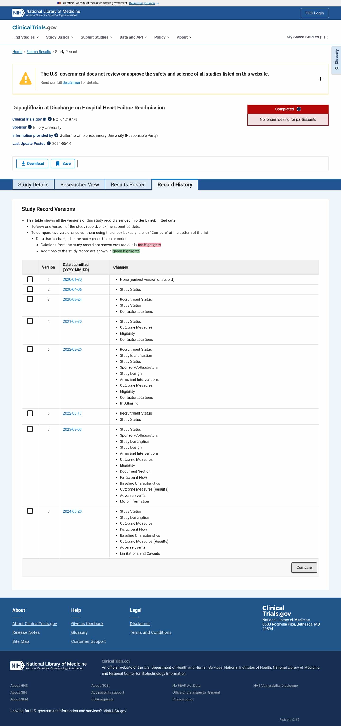 Latest website image capture
