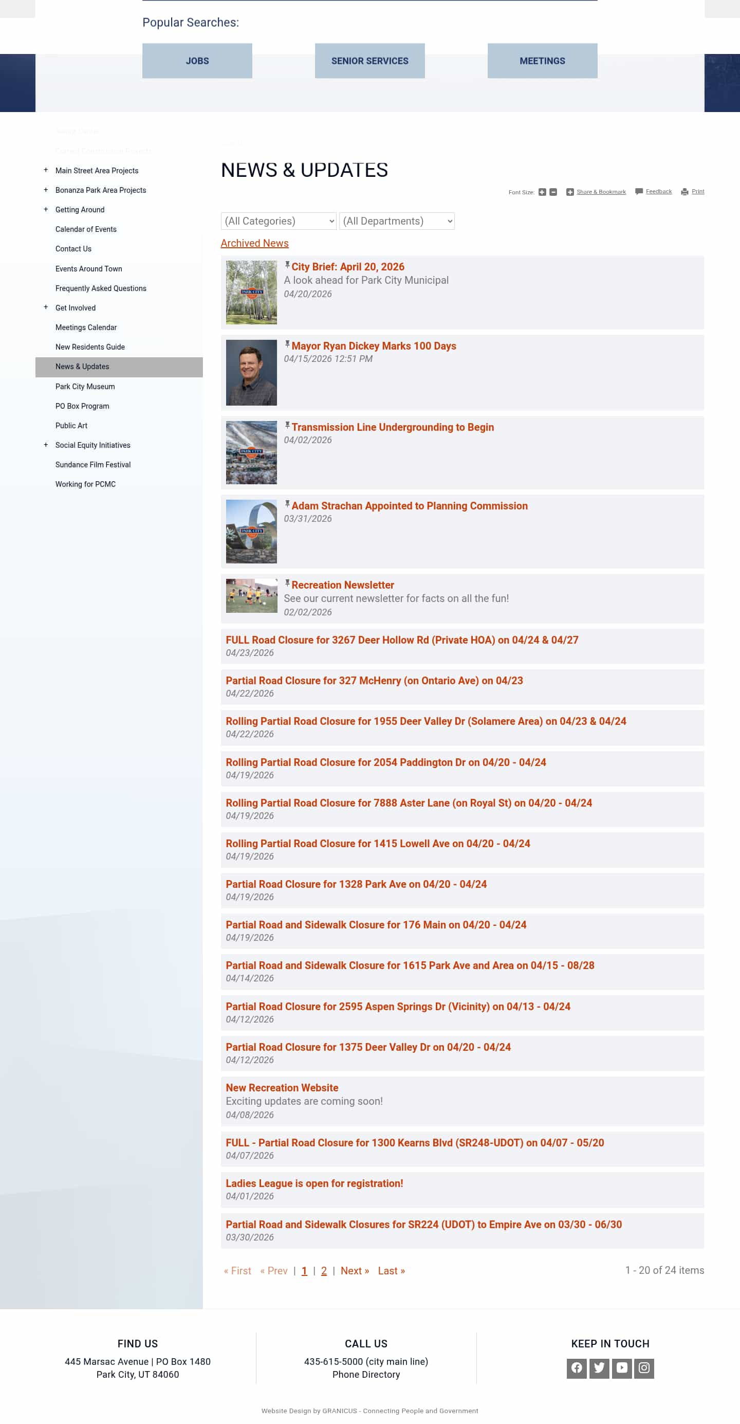 Latest website image capture