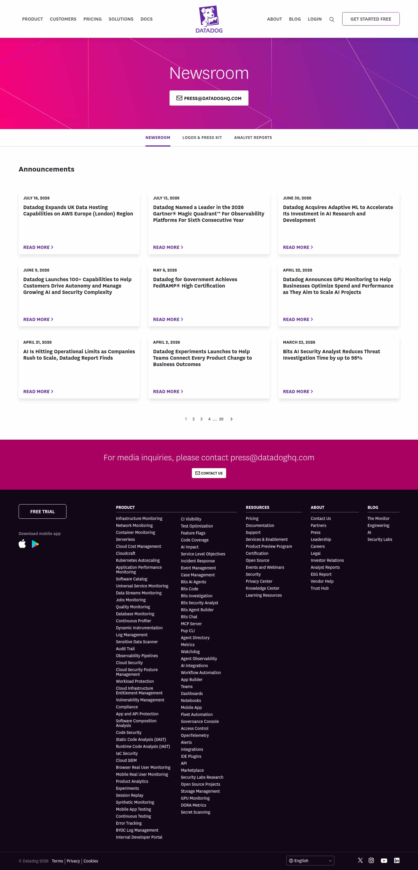 Latest website image capture