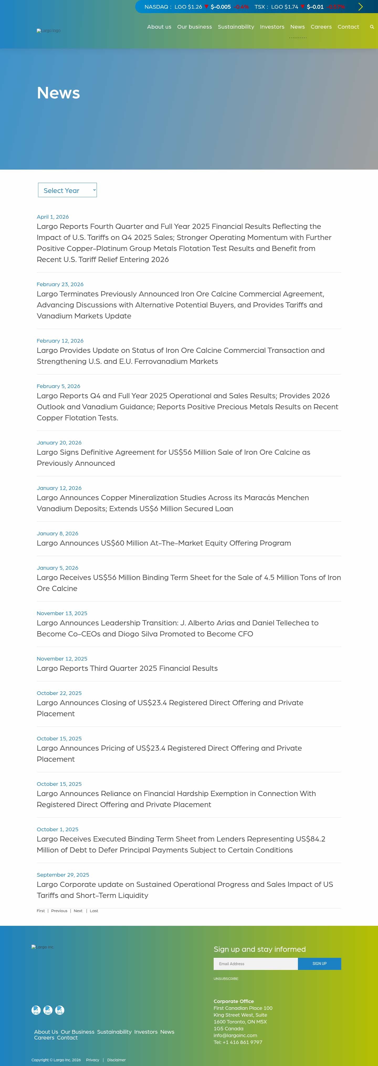 Latest website image capture