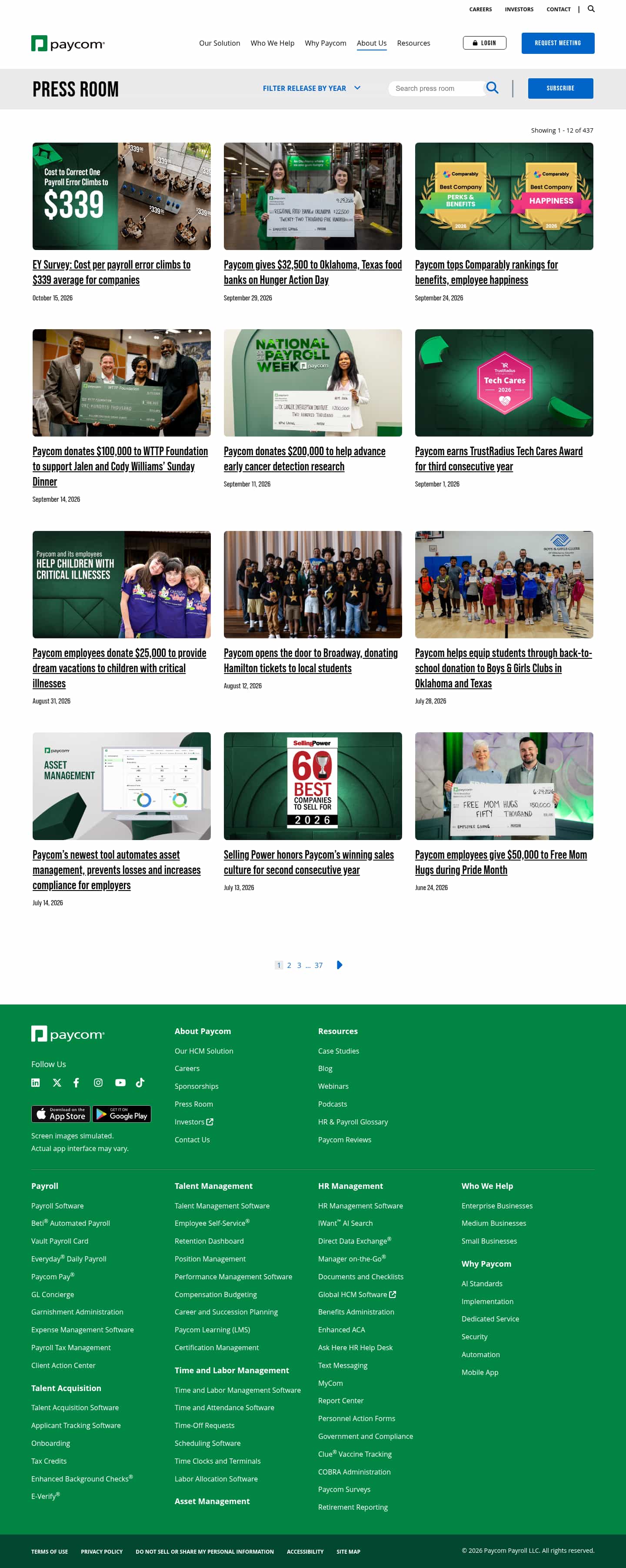 Latest website image capture